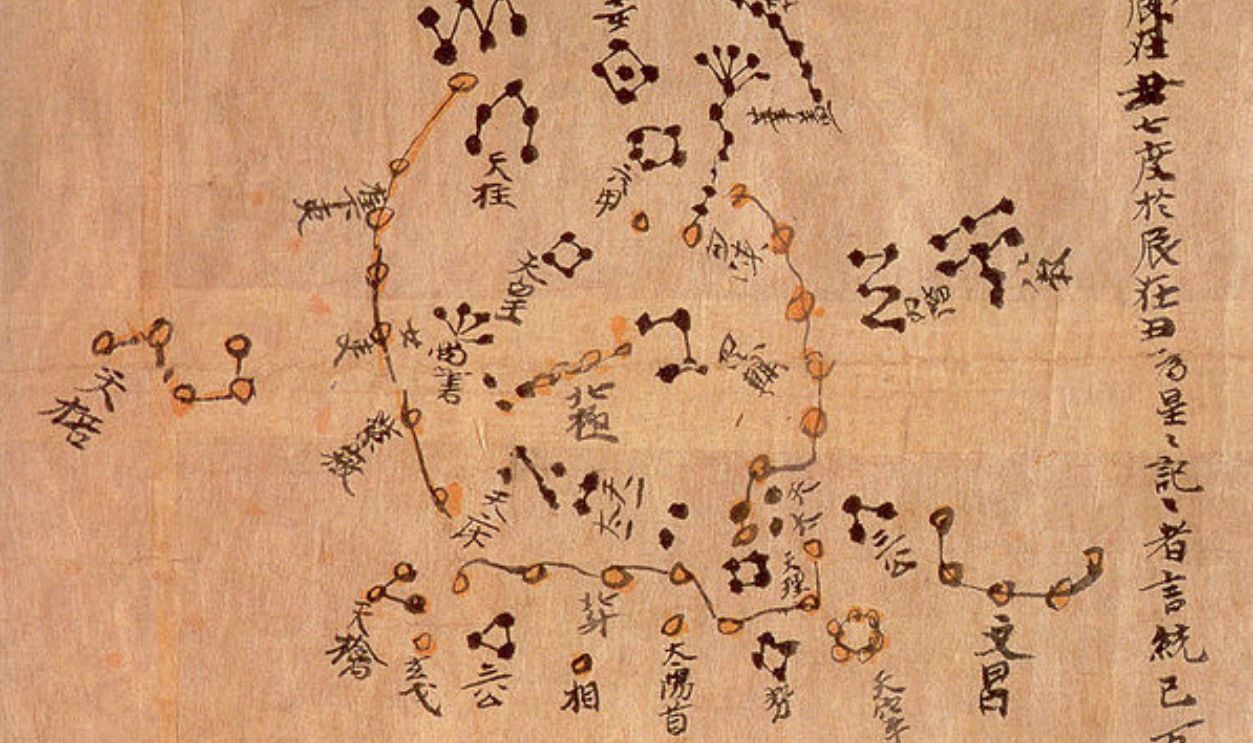 The Star Chart Of Dunhuang