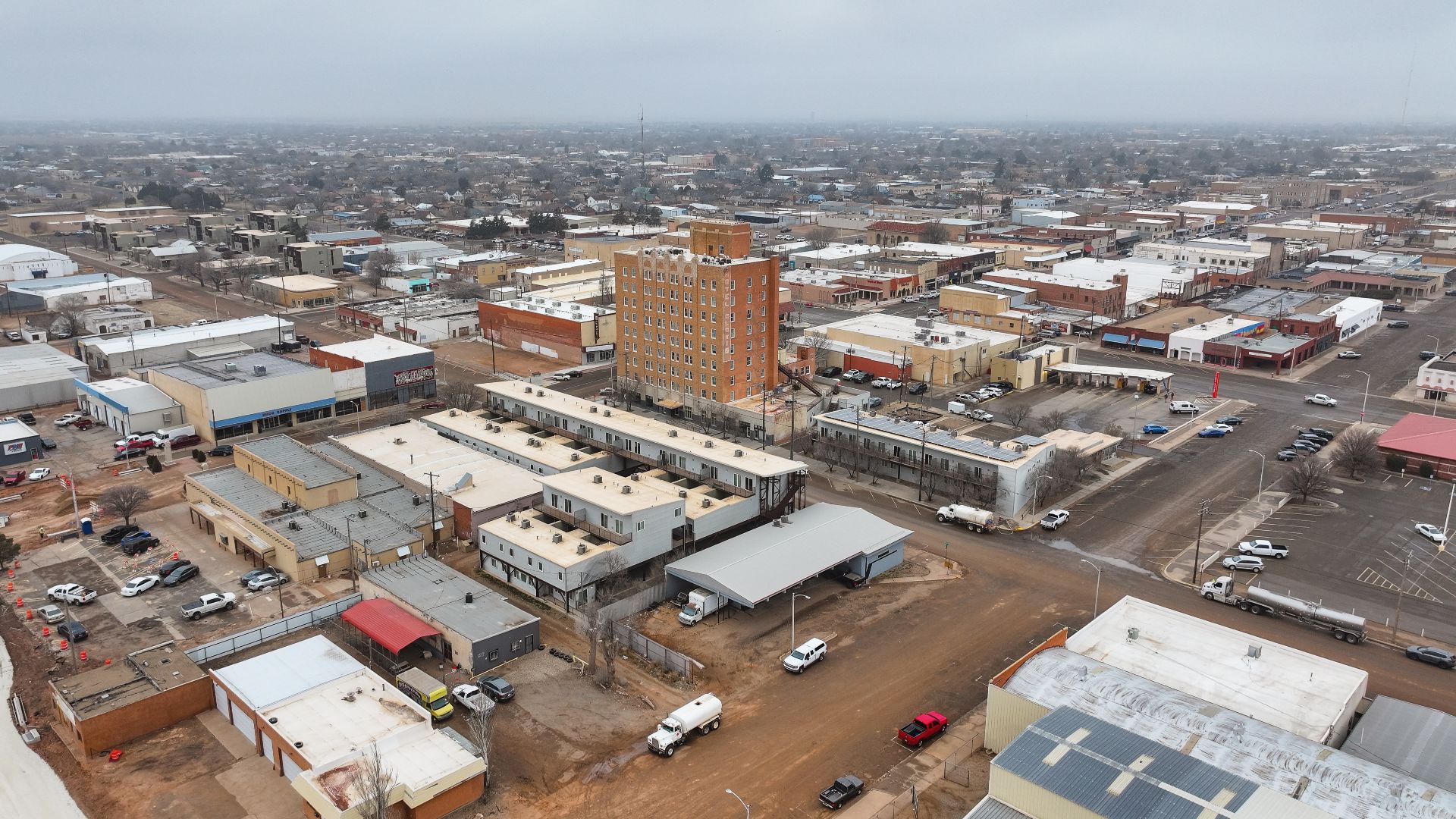 File:Aerial view of Clovis, New Mexico skyline.jpg