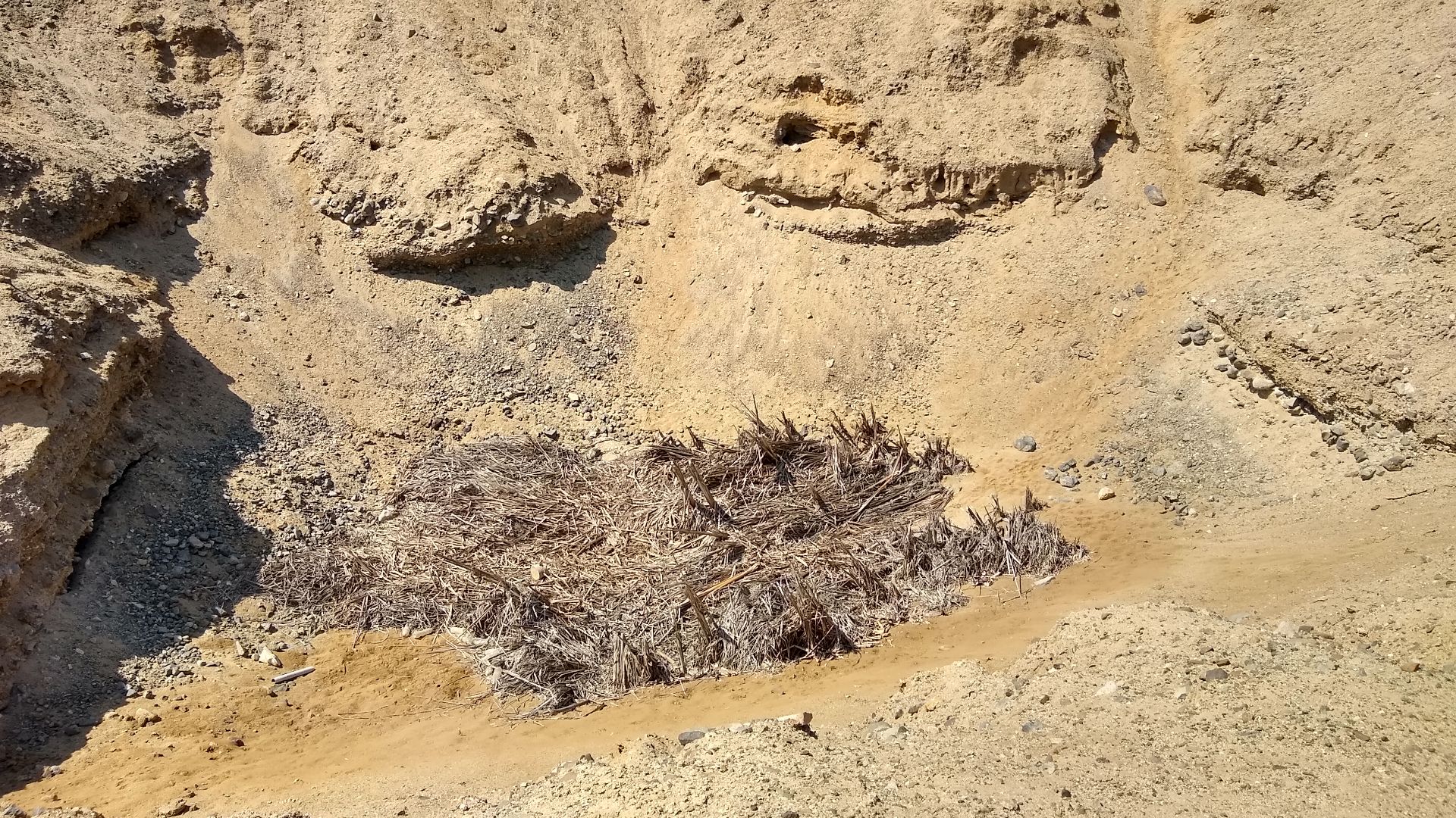 File:Chan Chan Peru- Hole that was dug by looters.jpg