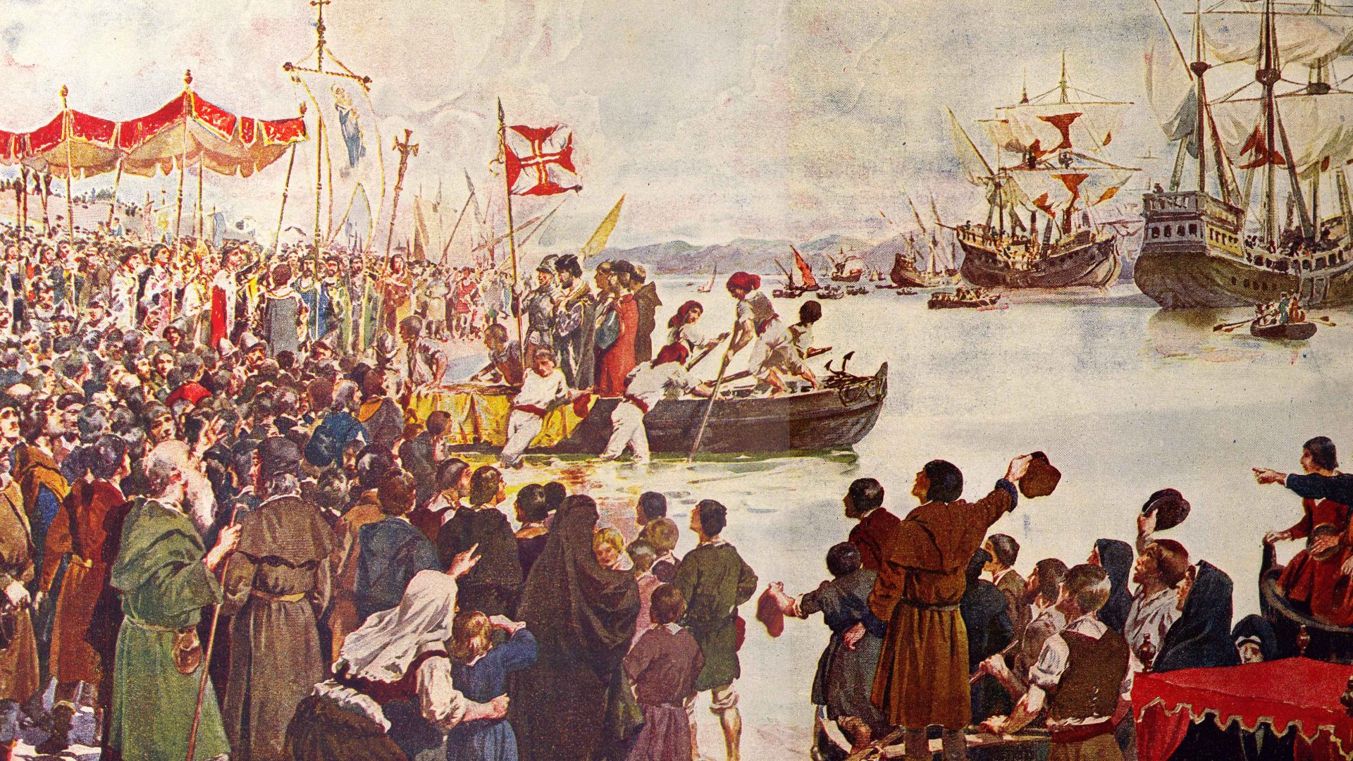 File:Partida de Vasco da Gama Para a Índia (Roque Gameiro, Quadros da História de Portugal, 1917).png