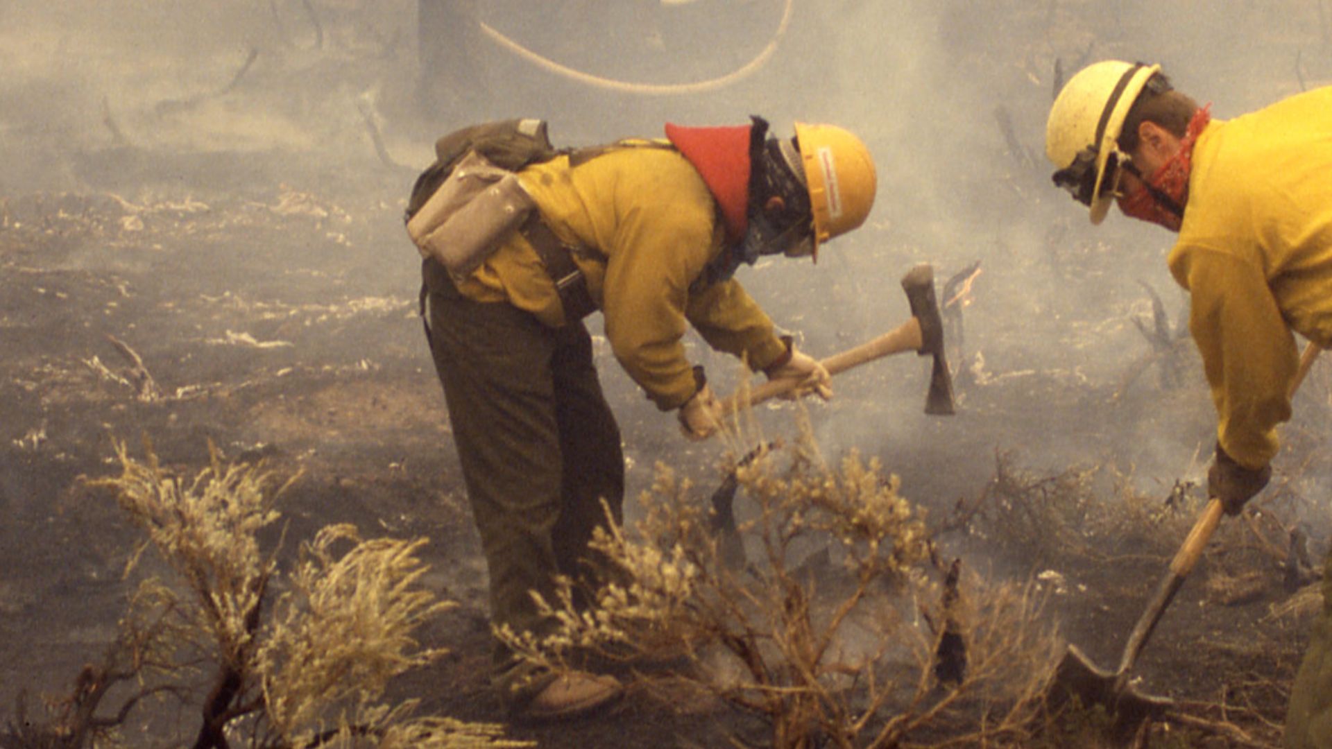 File:Firefighters in Yellowstone 1988.jpg