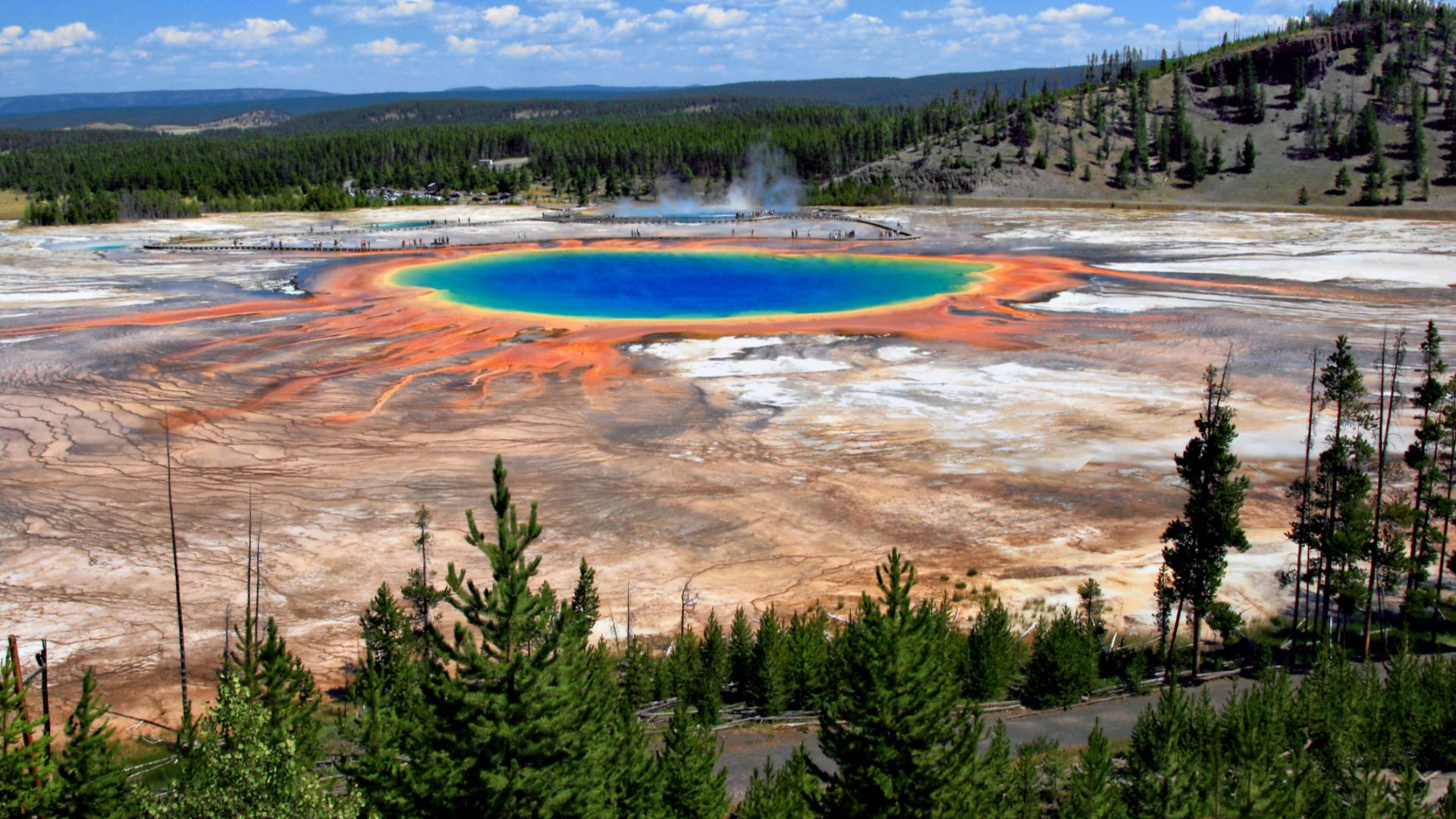 File:Grand Prismatic Spring and Midway Geyser Basin from above.jpg
