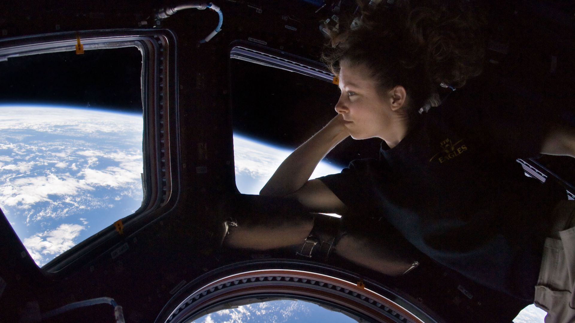 File:Tracy Caldwell Dyson in Cupola ISS.jpg