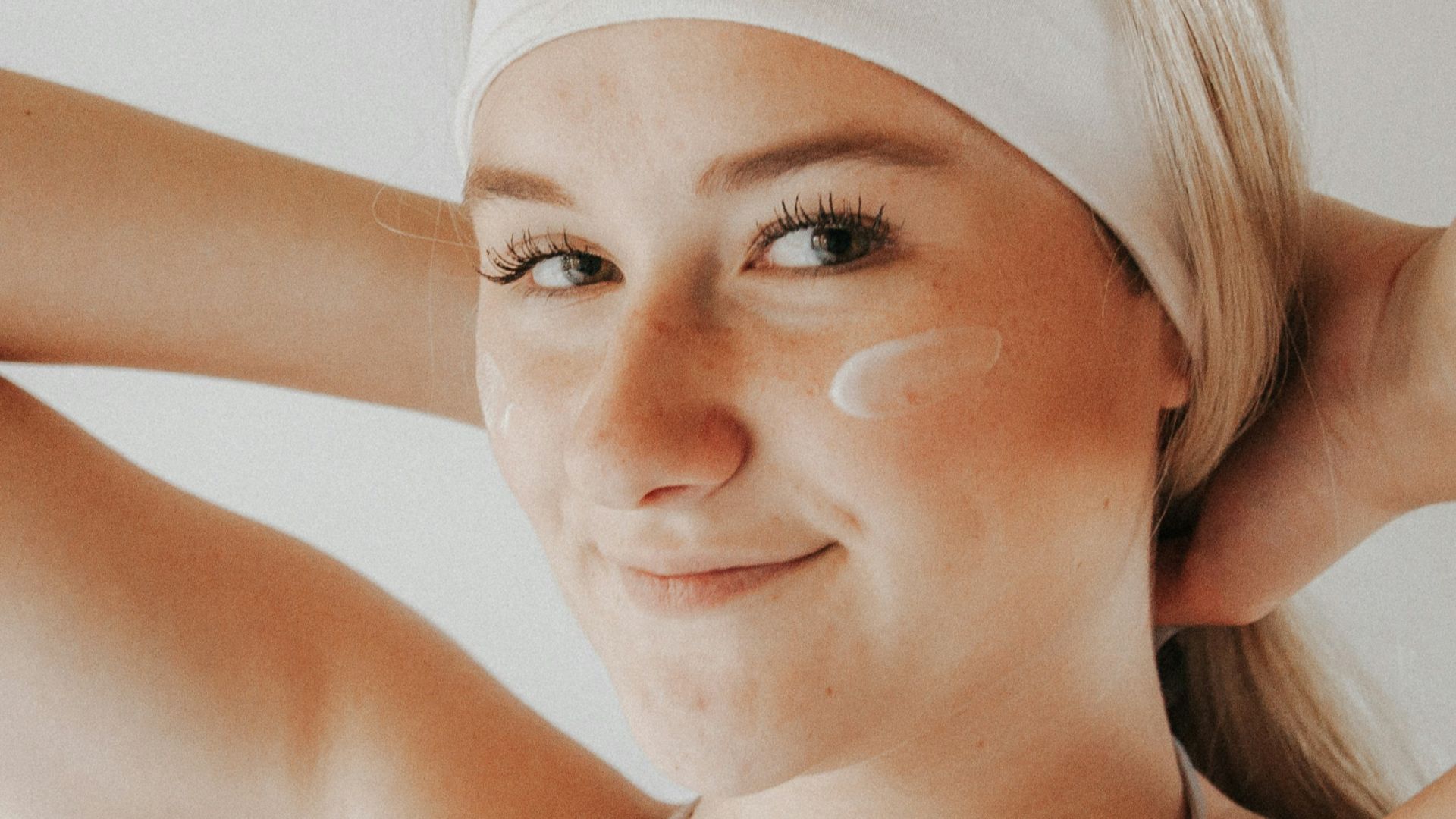 woman in white tank top