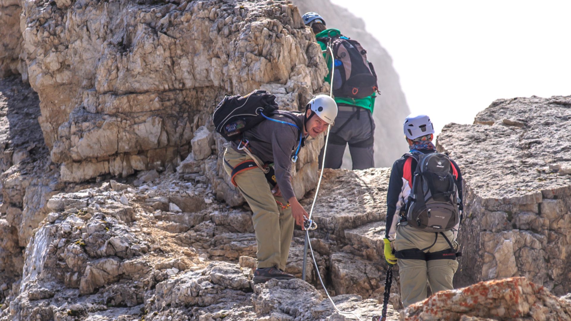 File:Dolomites - Cortina area - Cristallo ski area - start of Via Ferrata routes (11059011945).jpg