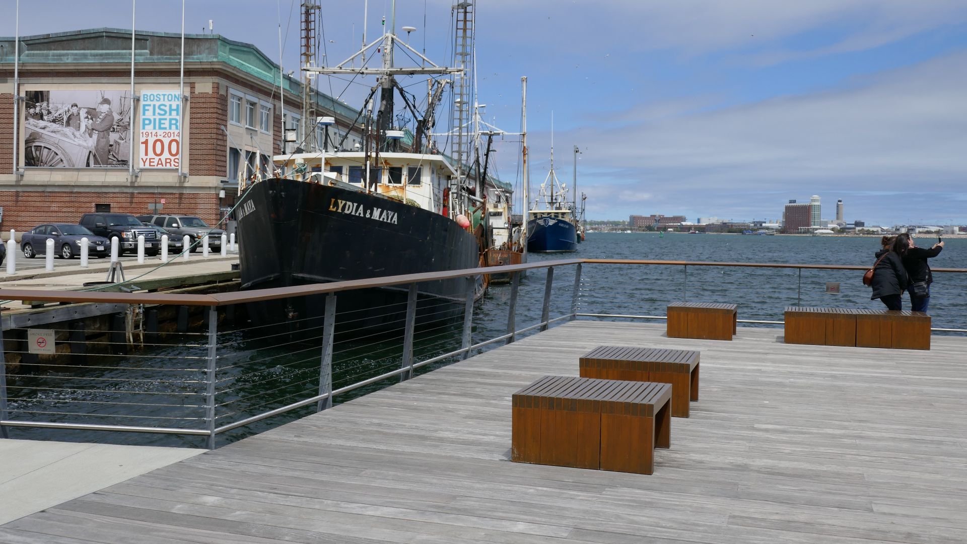 File:Boston Fish Pier and Harborwalk.JPG