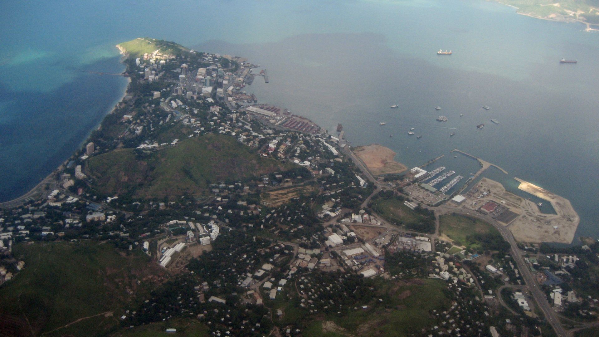 File:Aerial view of Port Moresby.jpg