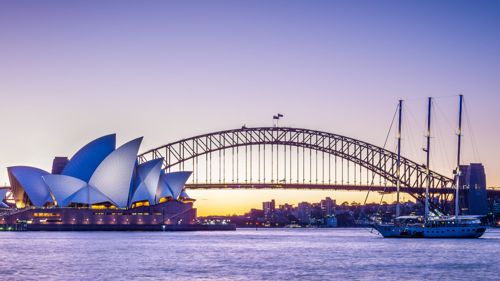 File:Sydney Opera House and Harbour Bridge Dusk 2019-06-21.jpg