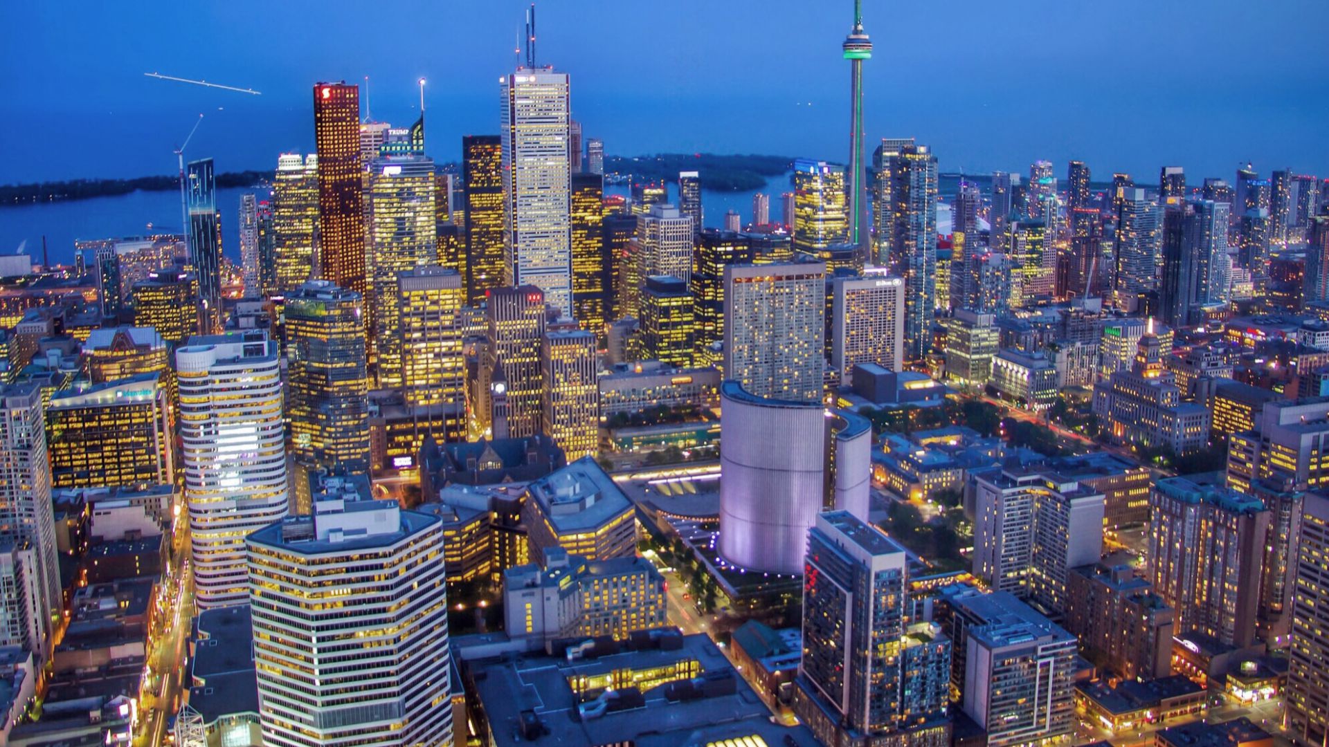 File:Toronto from above at night.jpg