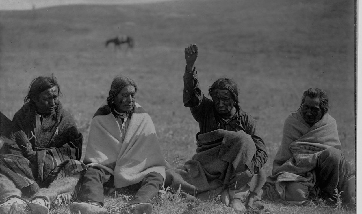 Incense - Atsina by Edward S. Curtis