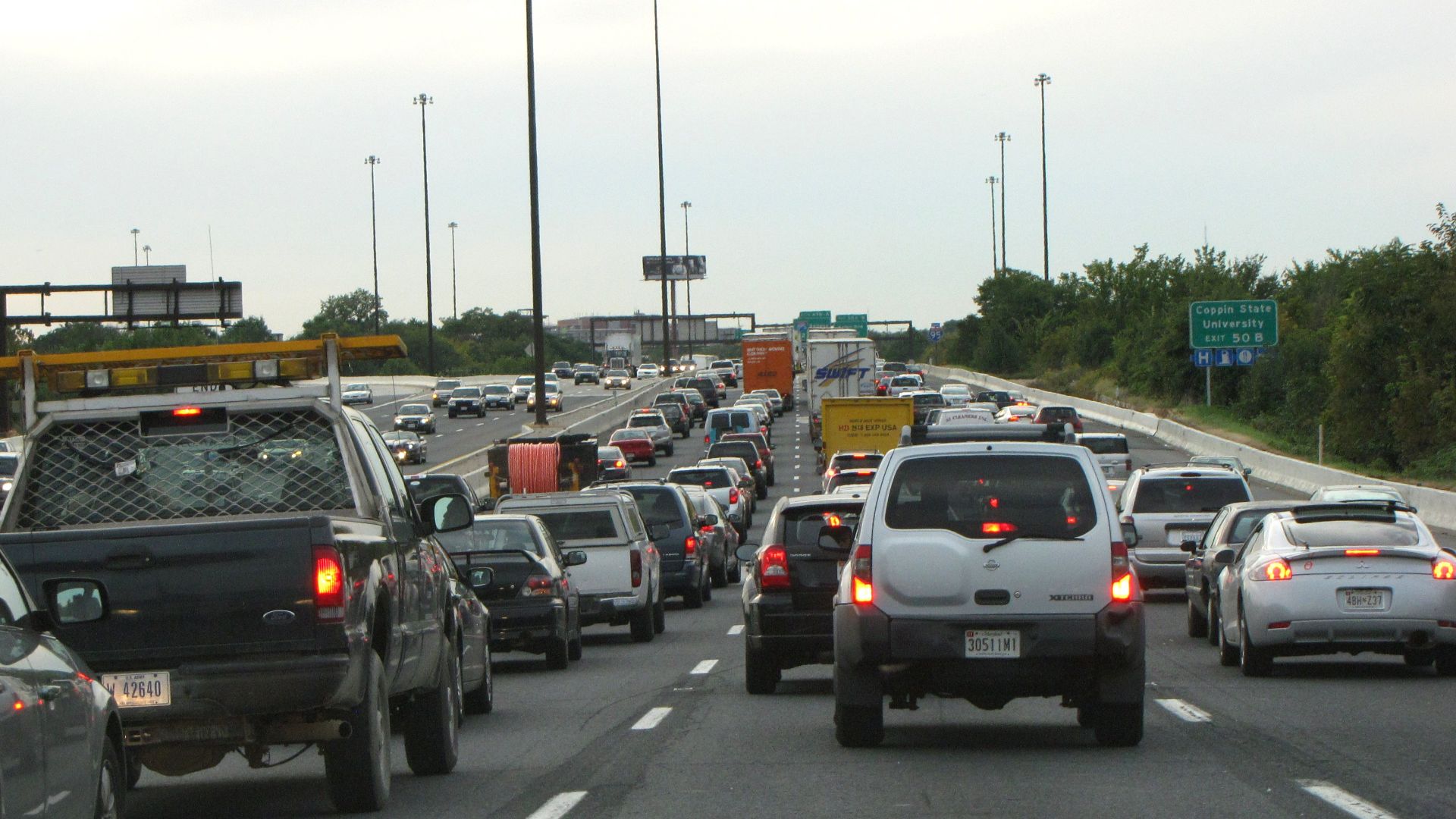 File:I-95 congestion, Baltimore, Maryland.jpg