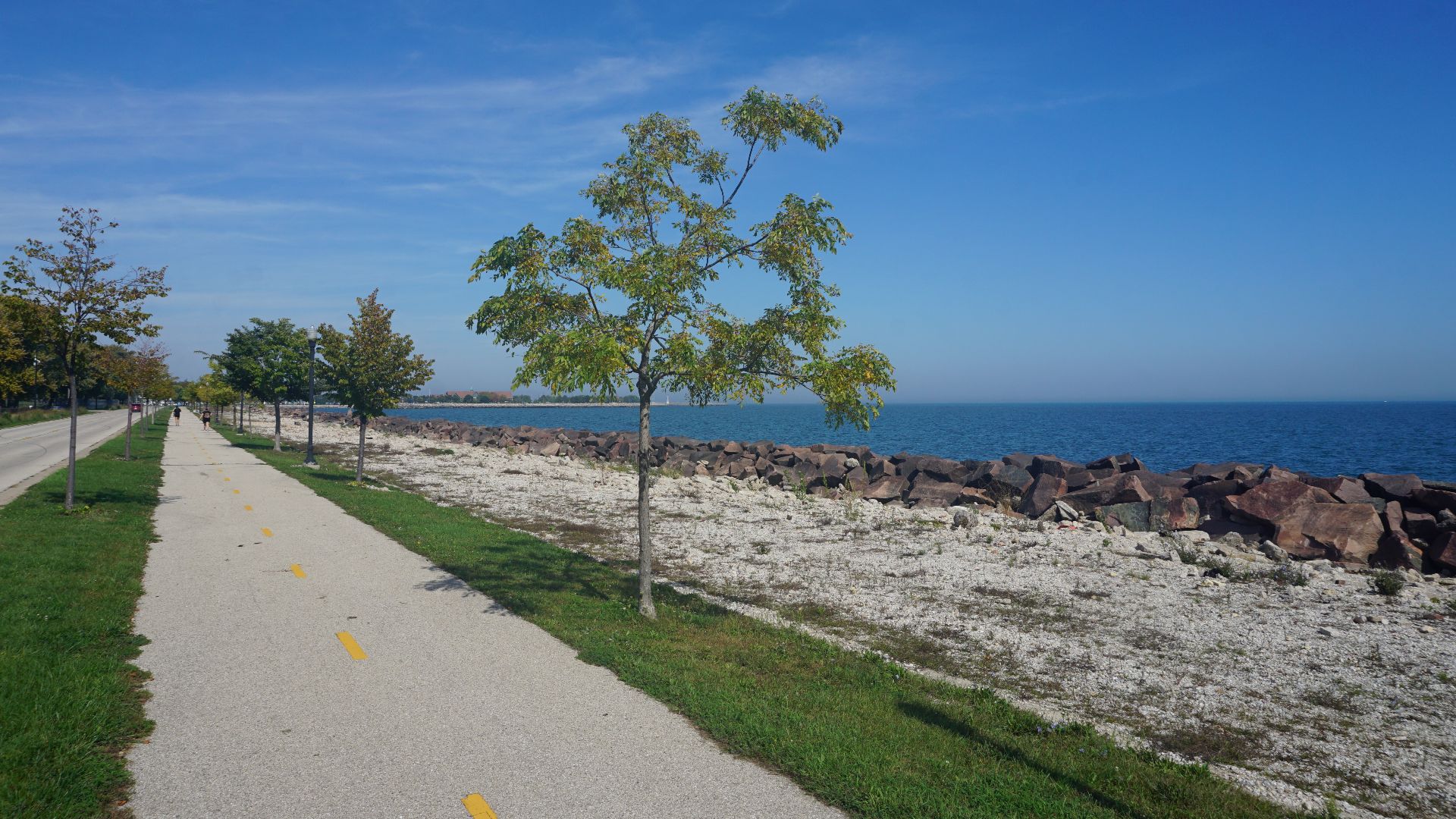 File:Racine October 2023 073 (Lake Michigan from Pershing Park Drive).jpg