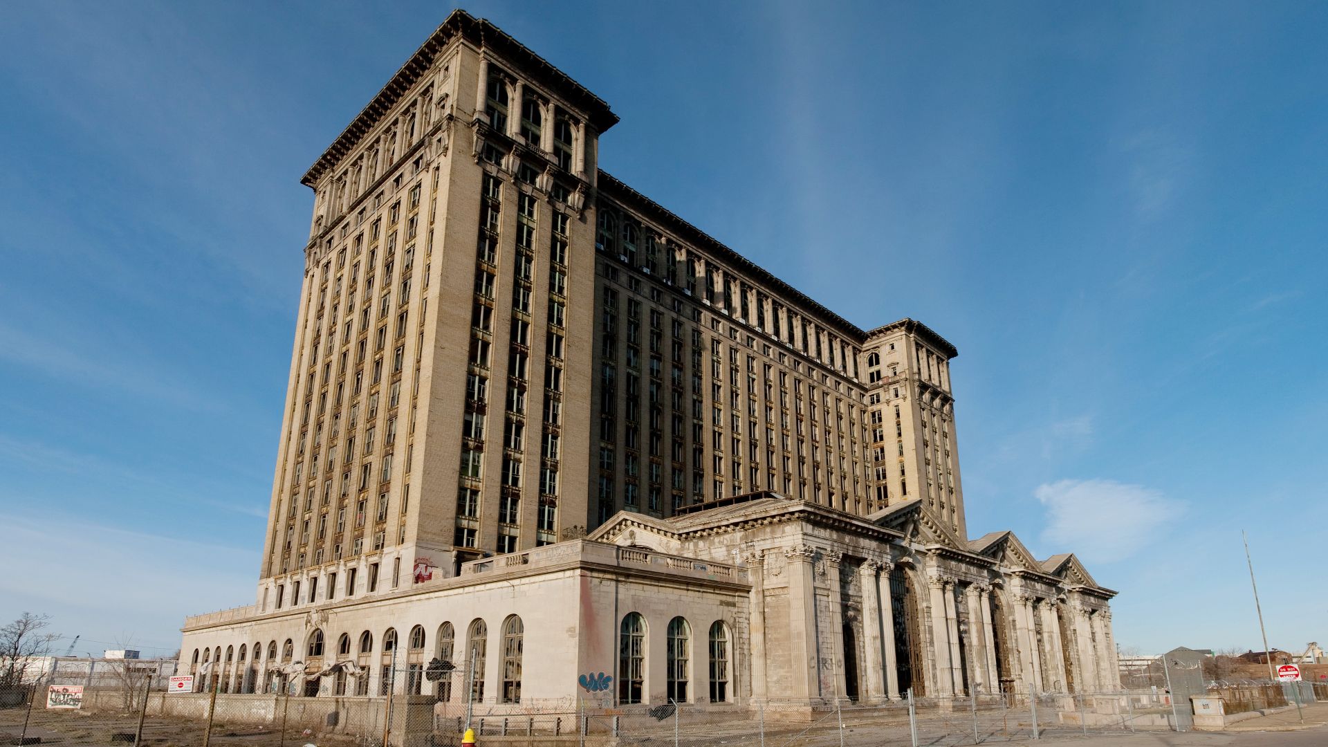 File:Michigan Central Train Station Exterior 2009.jpg
