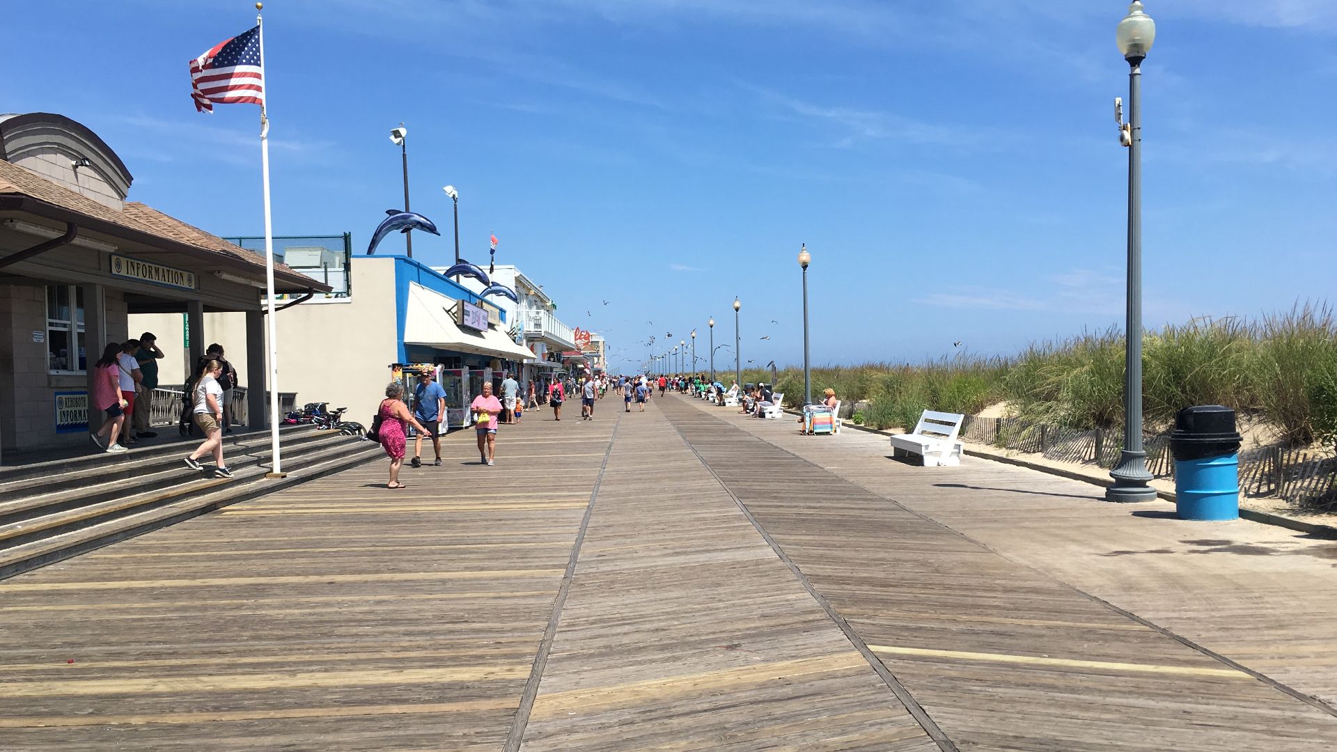 File:Rehoboth Beach boardwalk at Delaware Avenue looking north.jpeg
