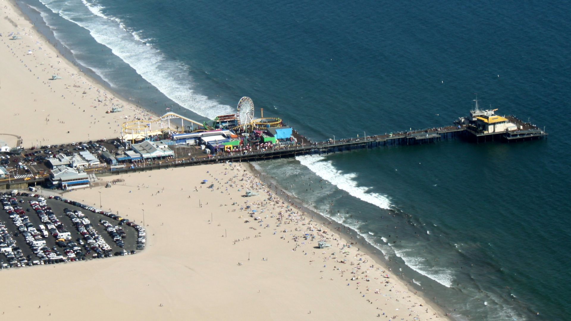 File:Aerial Photo of Santa Monica Pier.jpg