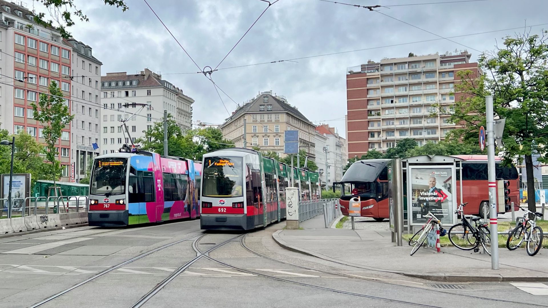 File:Wien (Vienna), Austria 🇦🇹 2025-05 - trams.jpg