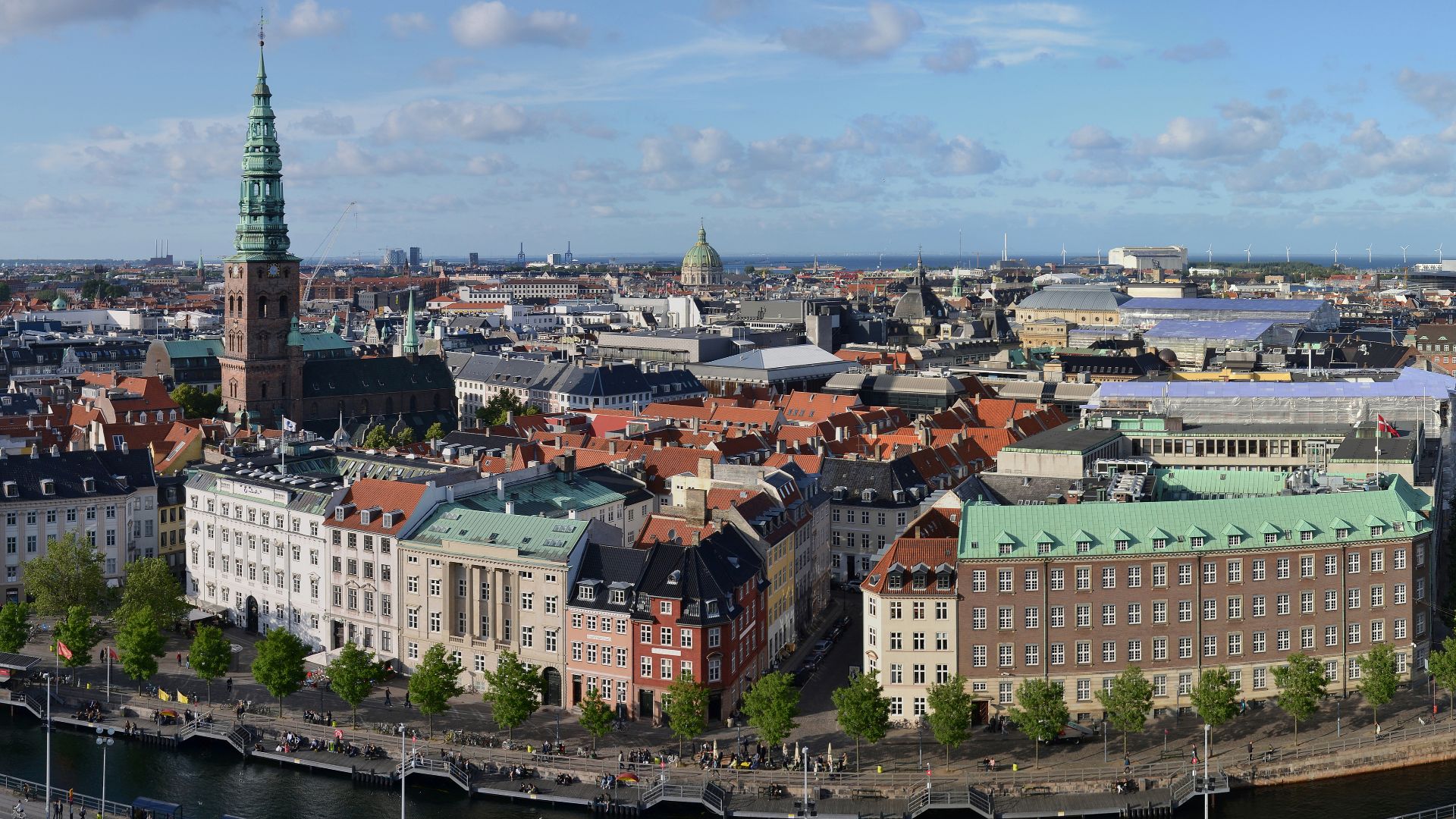 File:Copenhagen - view from Christiansborg castle.jpg