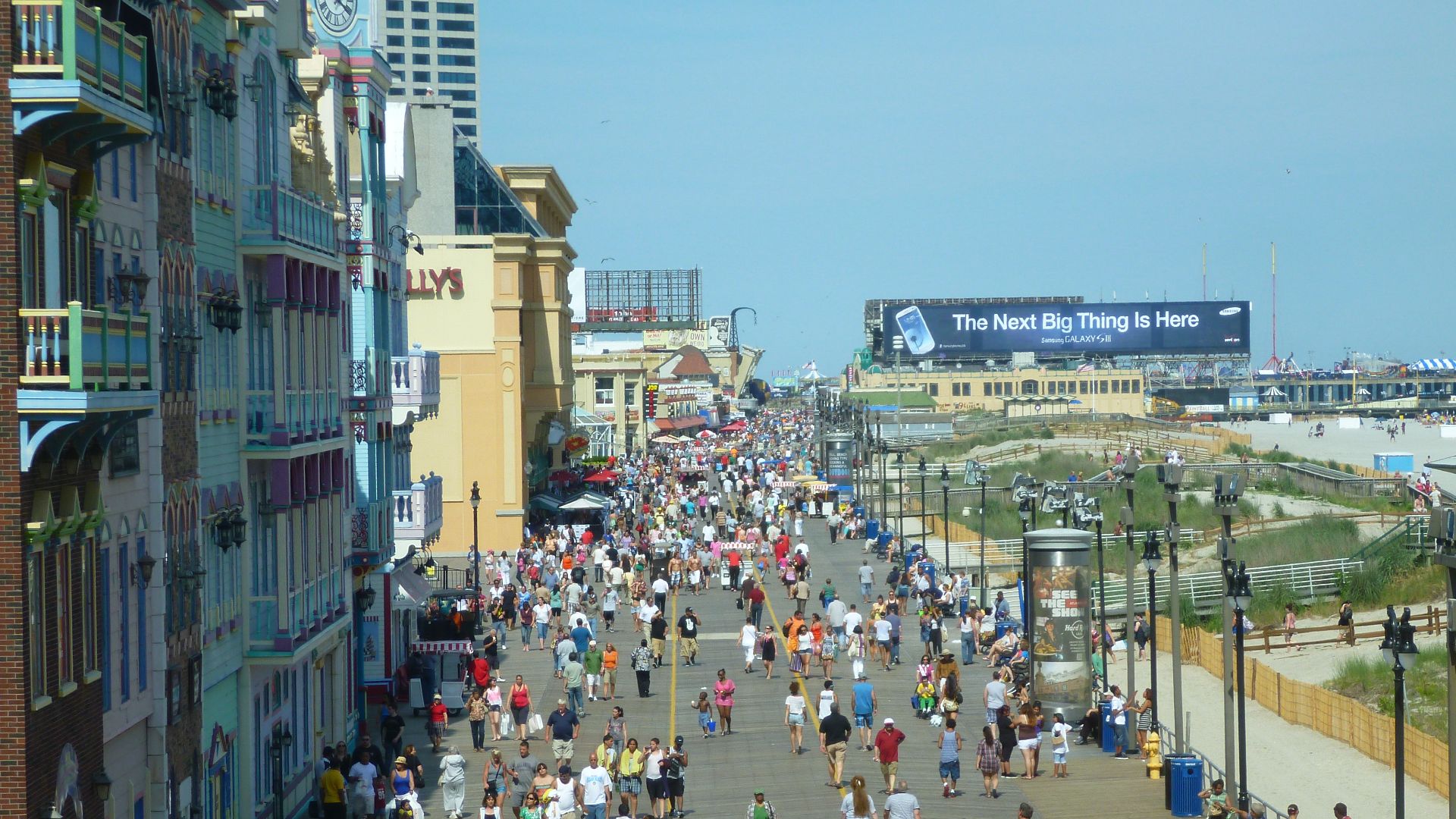 File:Atlantic City Boardwalk view north from Caesars Atlantic City by Silveira Neto June 24 2012.jpg