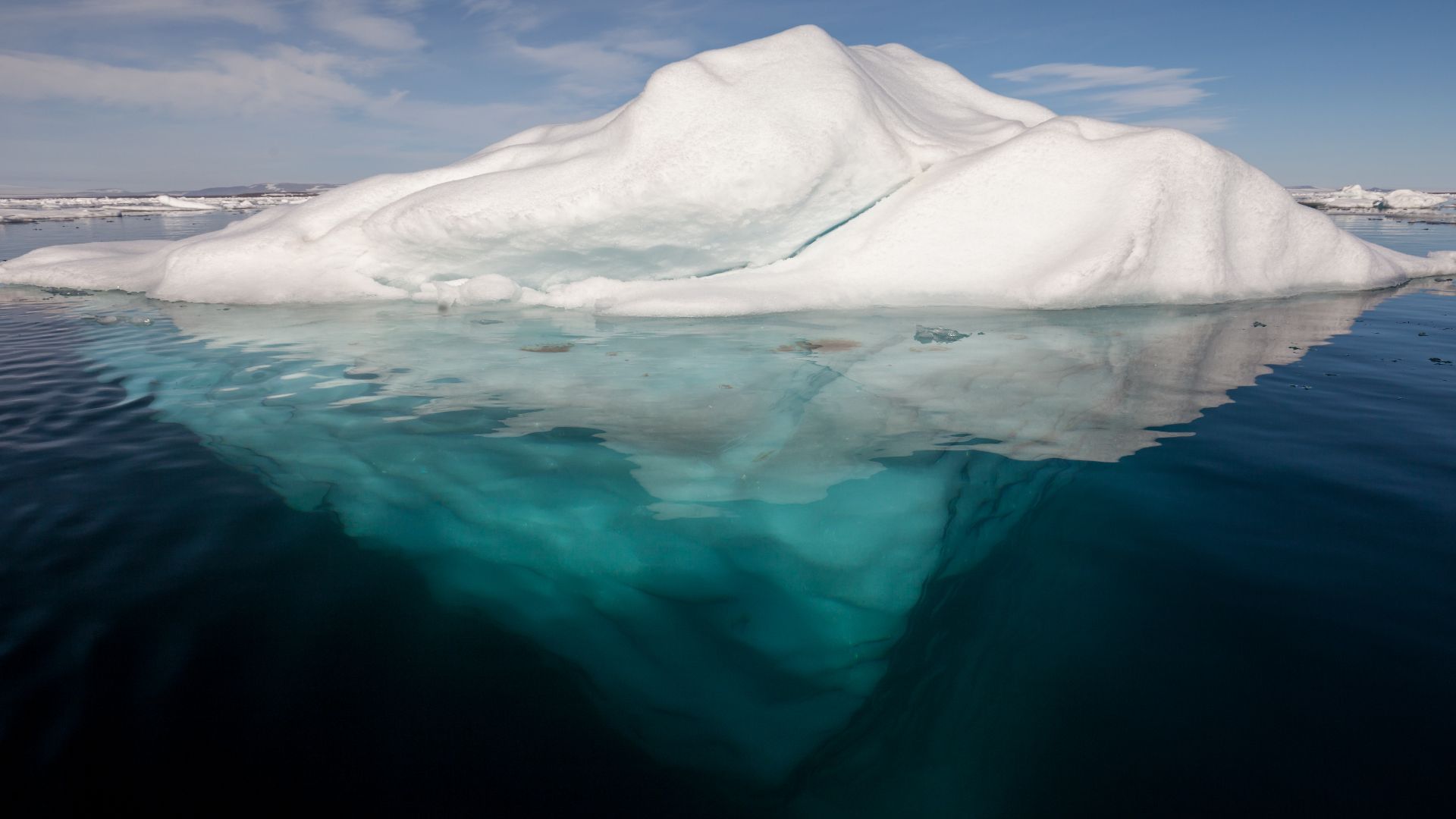 File:Iceberg in the Arctic with its underside exposed.jpg