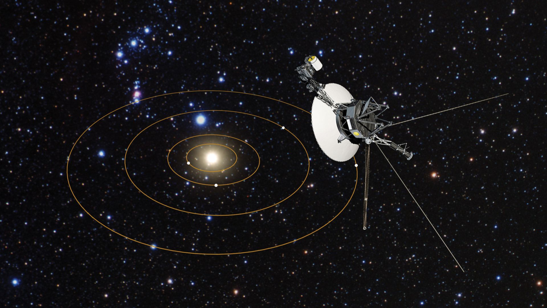 File:Voyager 1's view of Solar System (artist's impression).jpg