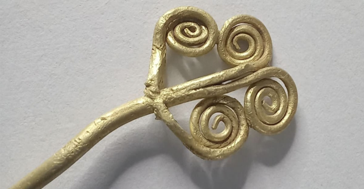 Ancient Trojan Brooch