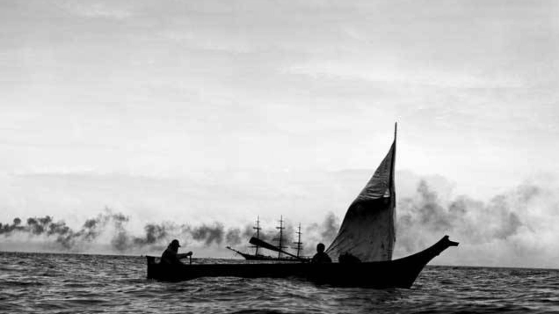 File:Native American sailing canoe, ca 1900 (MOHAI 6418).jpg