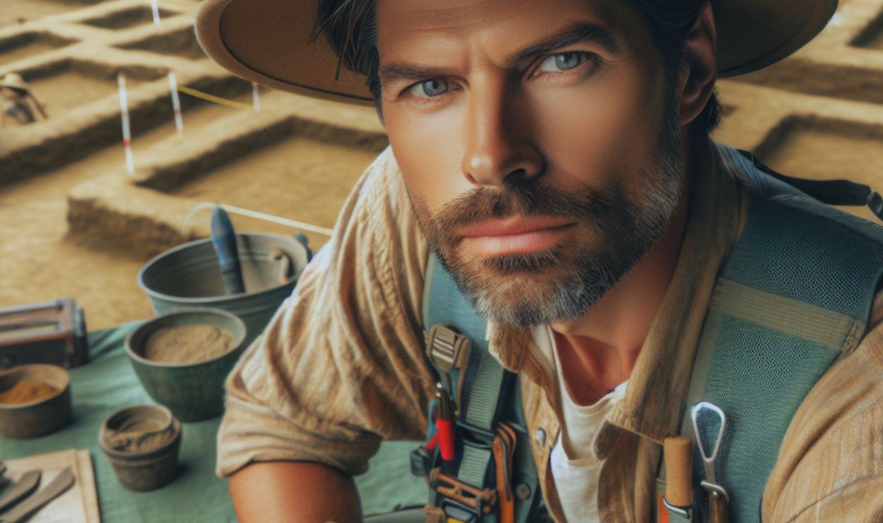 Archaeologist on a Dig