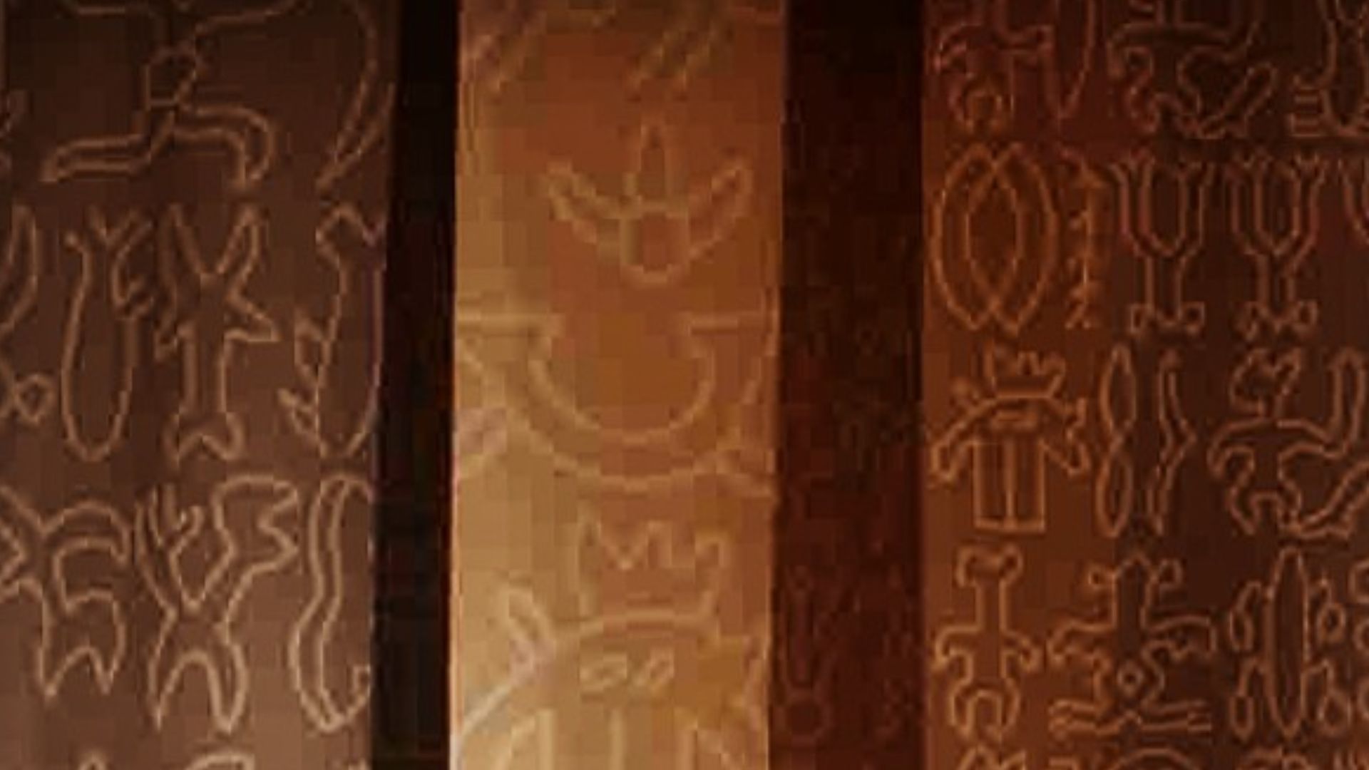 File:Curtains with motif inspired by Rongo Rongo script (17074627157).jpg