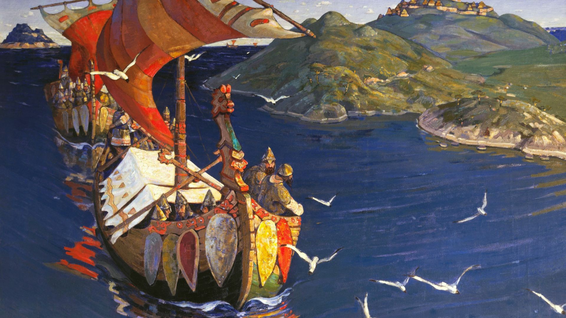 File:Nicholas Roerich, Guests from Overseas.jpg