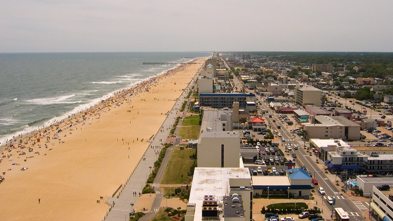 Sunny day in Virginia Beach, Virginia