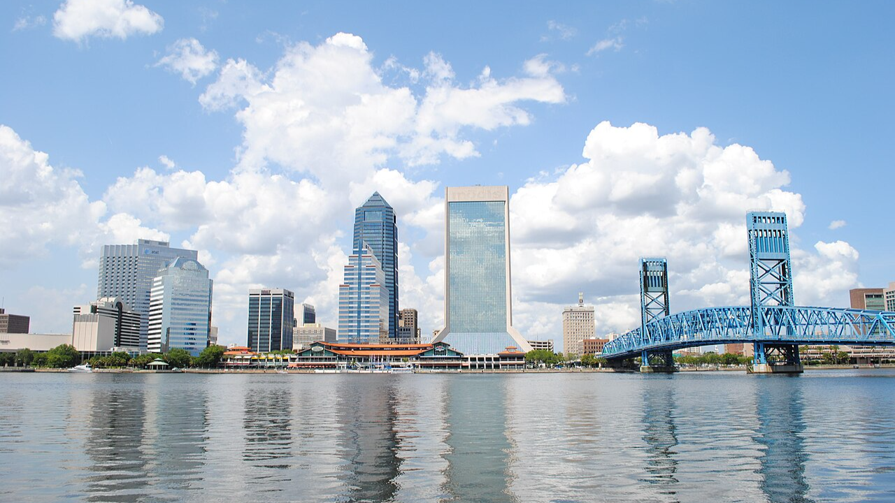 A photo of downtown Jacksonville