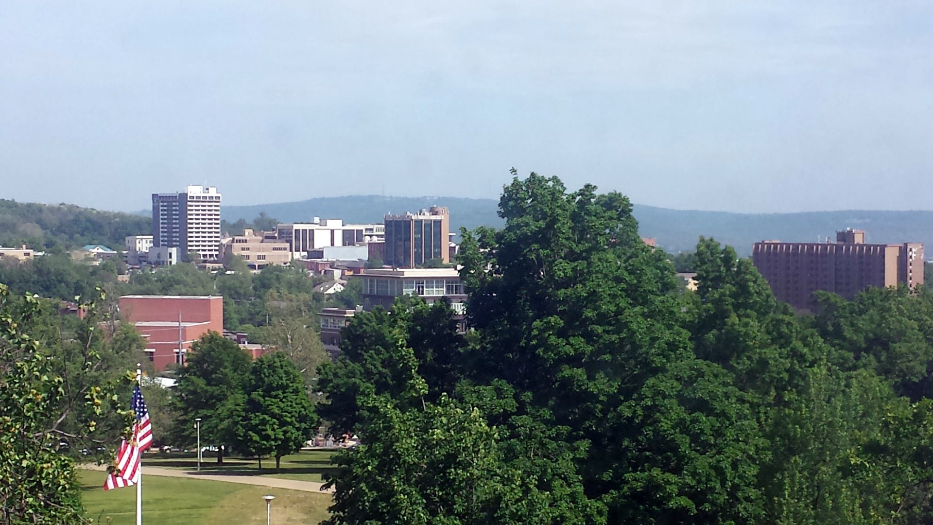 File:Downtown Fayetteville from Old Main 001.jpg