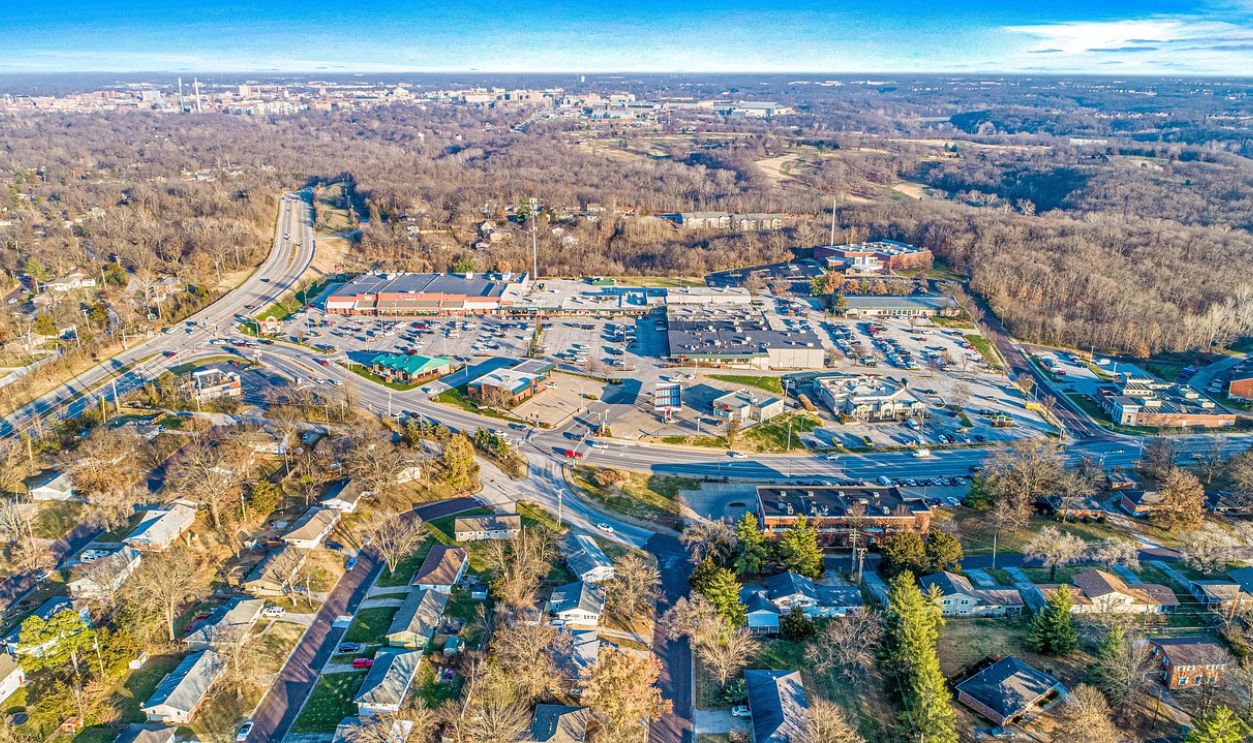 shopping mall city panorama urban