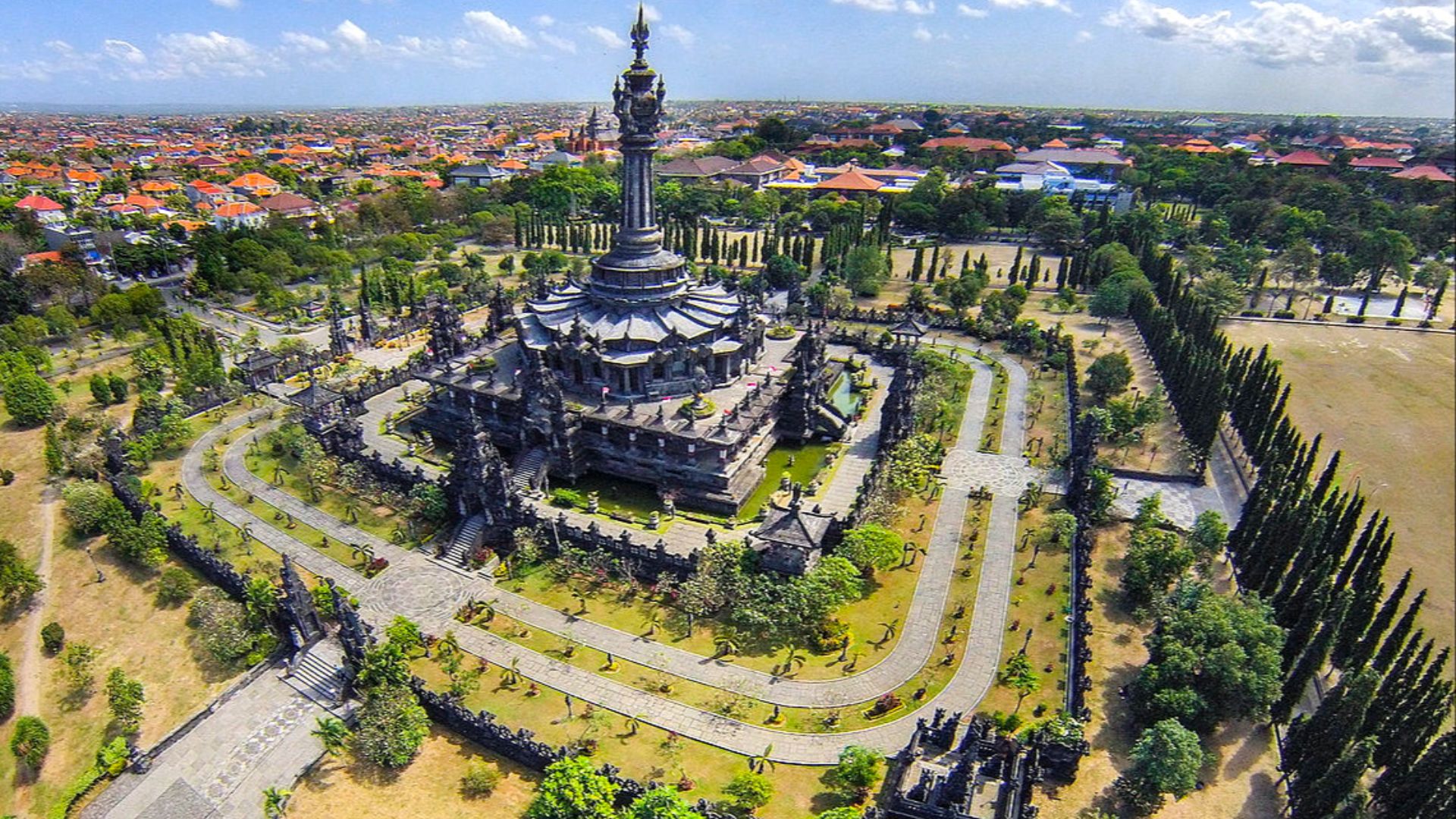 File:Aerial view of Bajra Sandhi Monument Denpasar Bali Indonesia.jpg