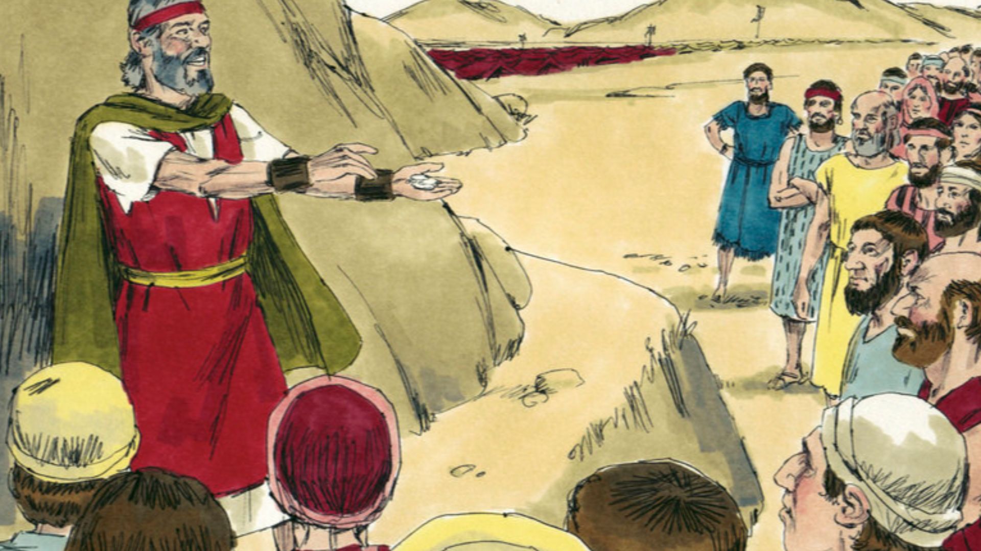 File:Book of Exodus Chapter 17-4 (Bible Illustrations by Sweet Media).jpg