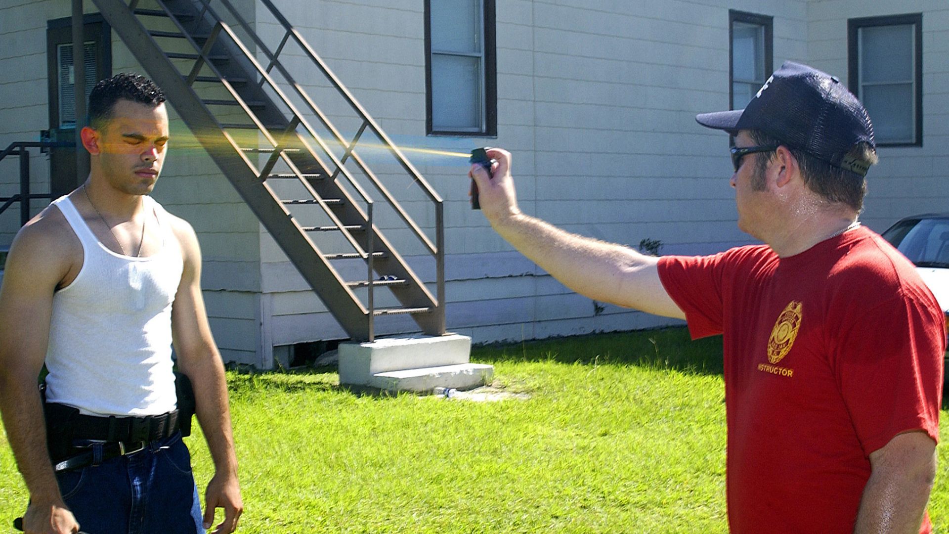 File:Pepper spray Demonstration.jpg