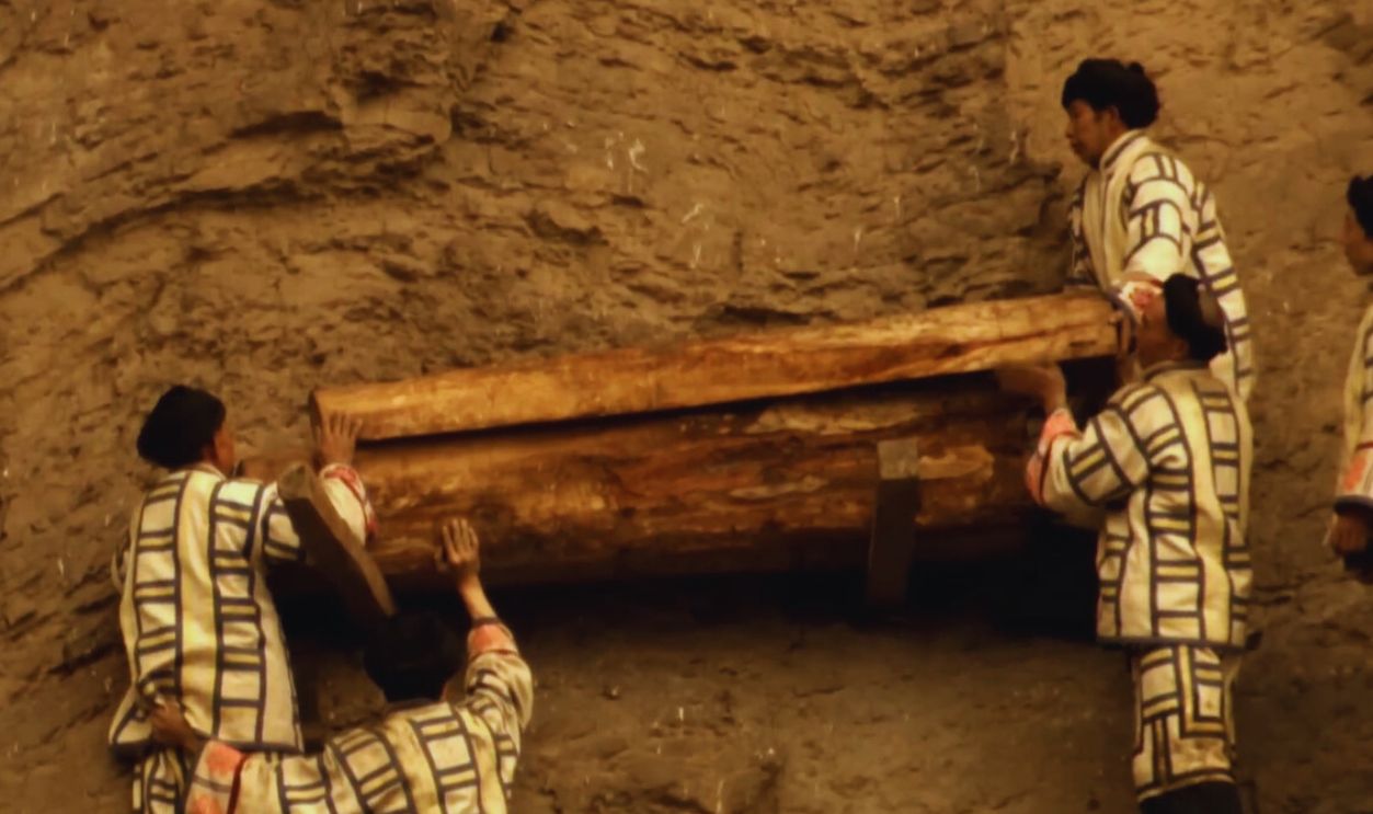 Screenshot from Mysterious Hanging Coffins of China (2008)
