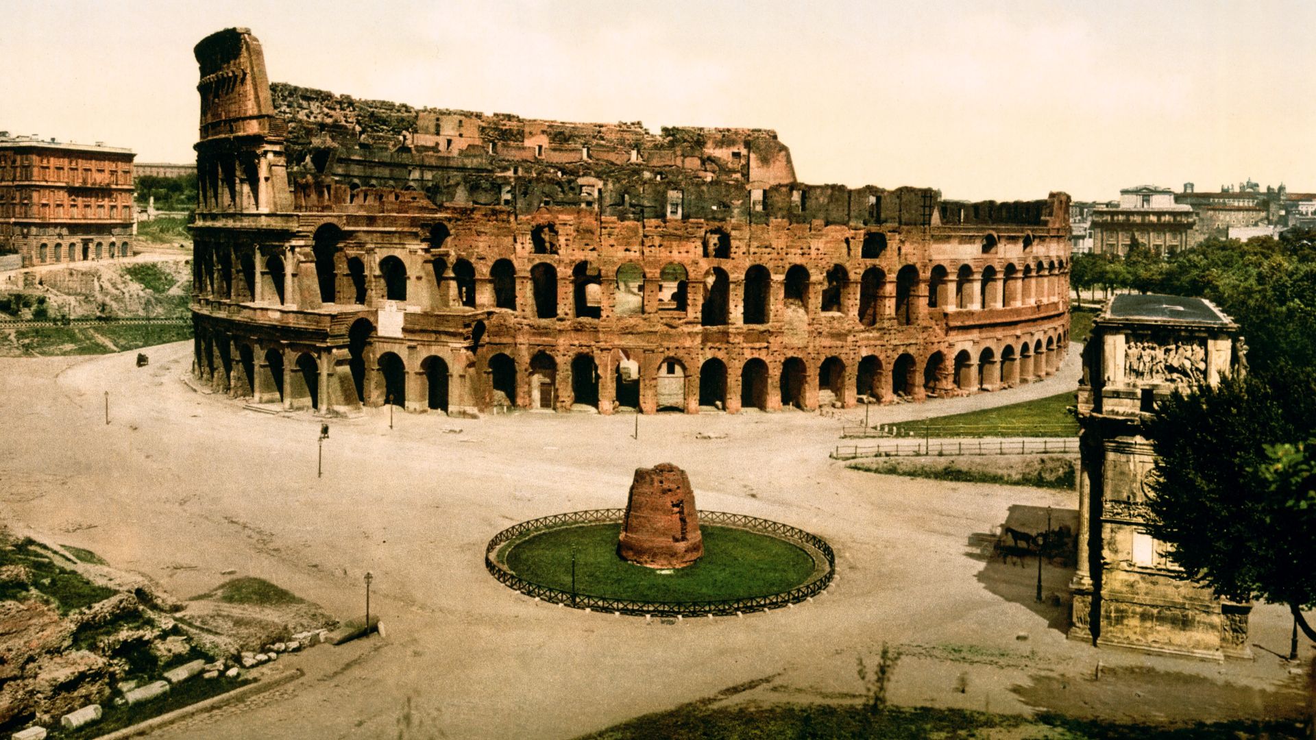File:Colosseum and Meta Sudans, Rome, Italy, 1890s.jpg