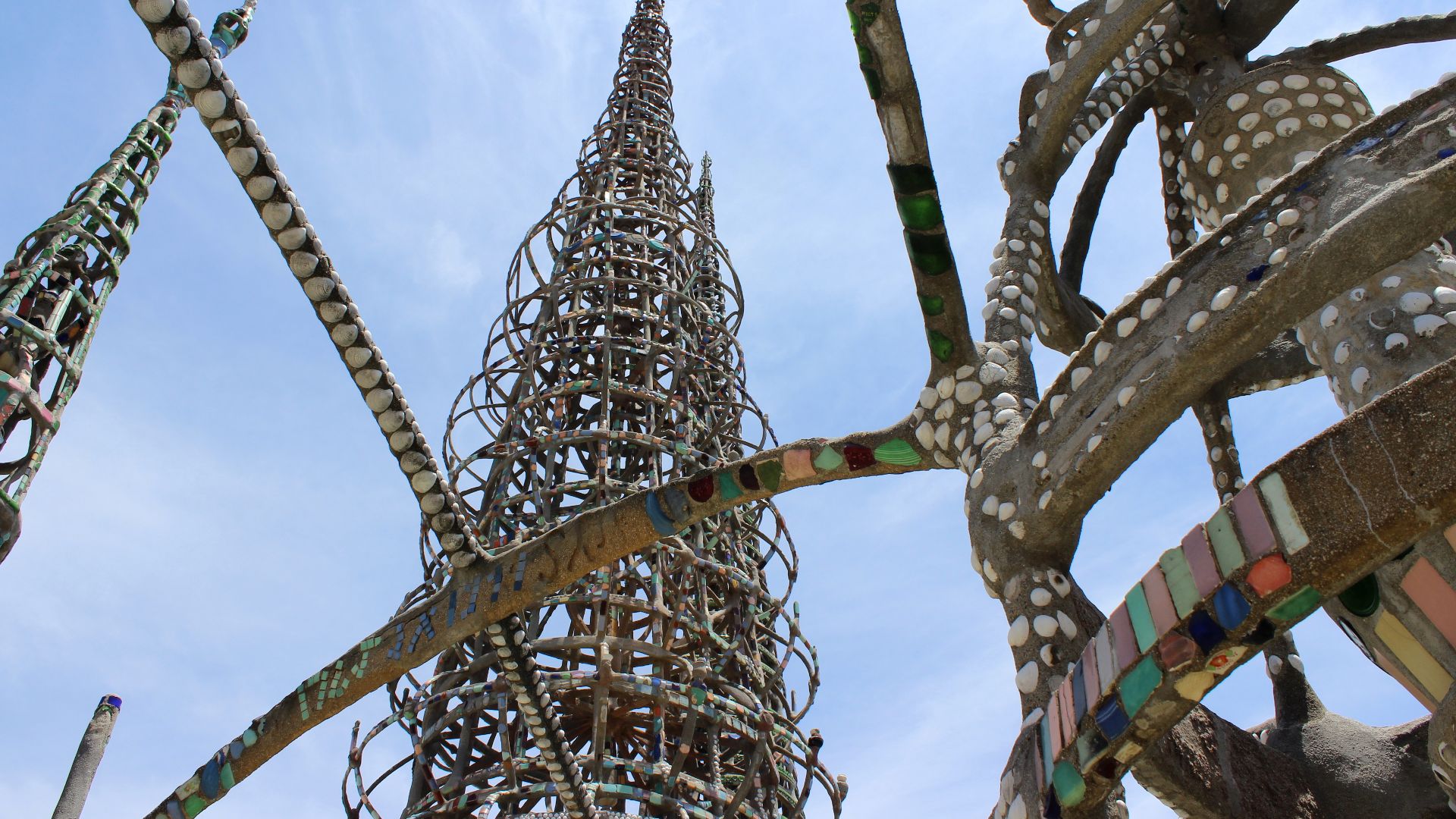 File:Watts towers from below.jpg