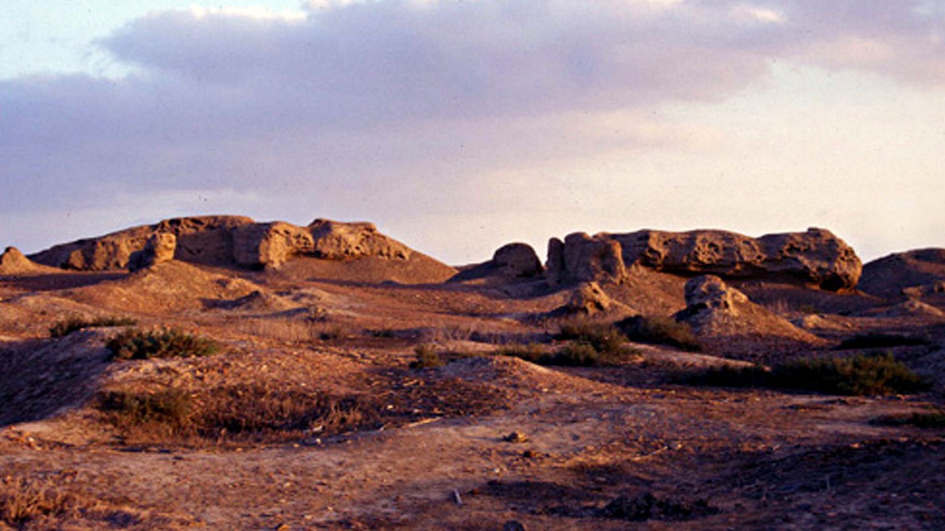 File:Ruins of mudbrick buildings on the northern mound of Buto-Desouk.jpg