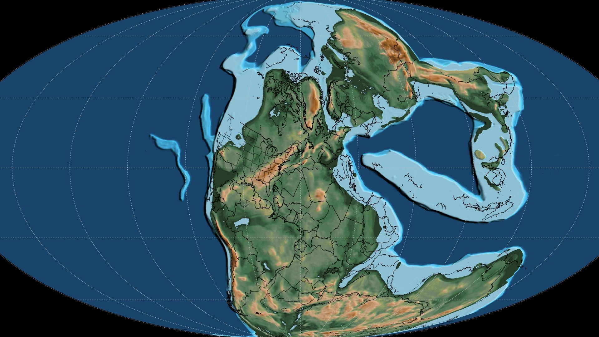 File:Mollweide Paleographic Map of Earth, 250 Ma (Olenekian Age).png