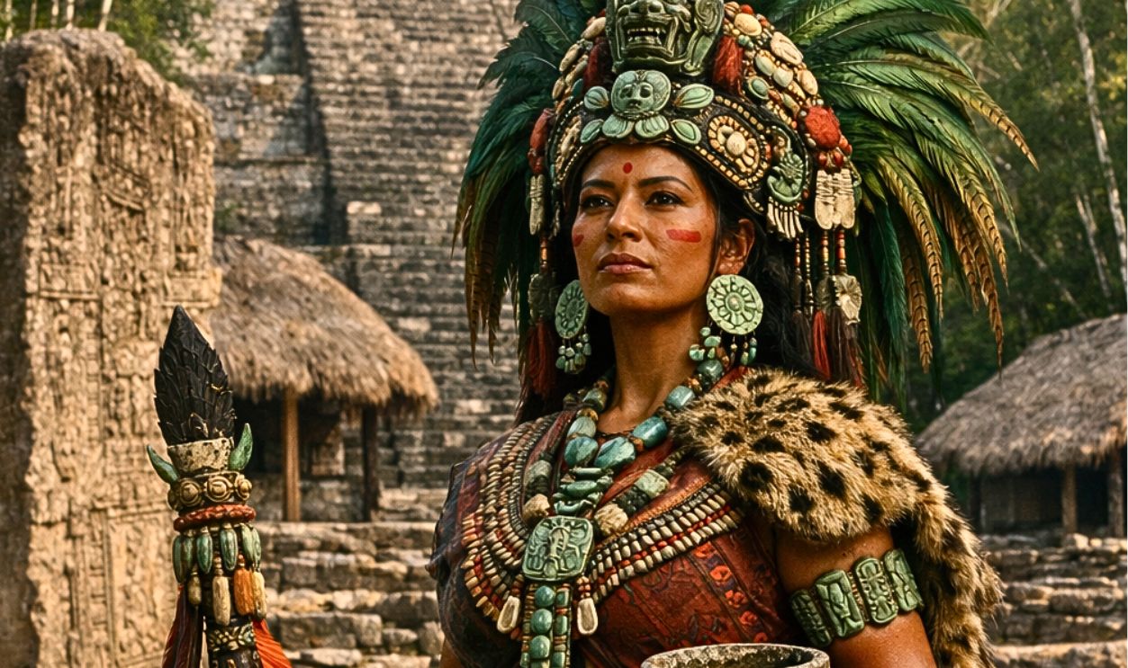 Ancient maya queen