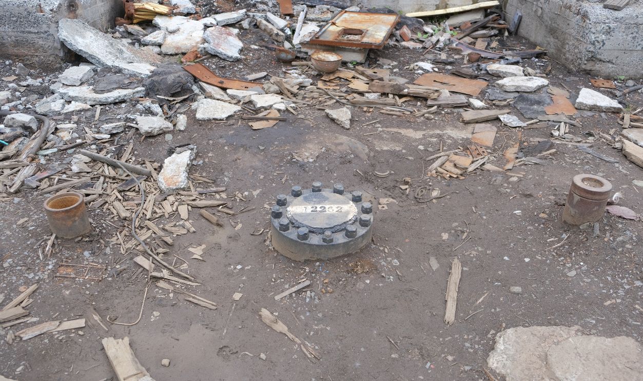 Abandoned Kola ultra-deep well (borehole) near the town of Zapolyarny, Pechengsky district, Murmansk region, July 2022