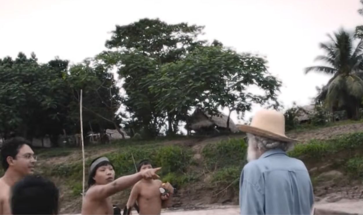 Screenshot from First Contact with An Isolated Amazonian Tribe (Absolute Documentaries, 2020)
