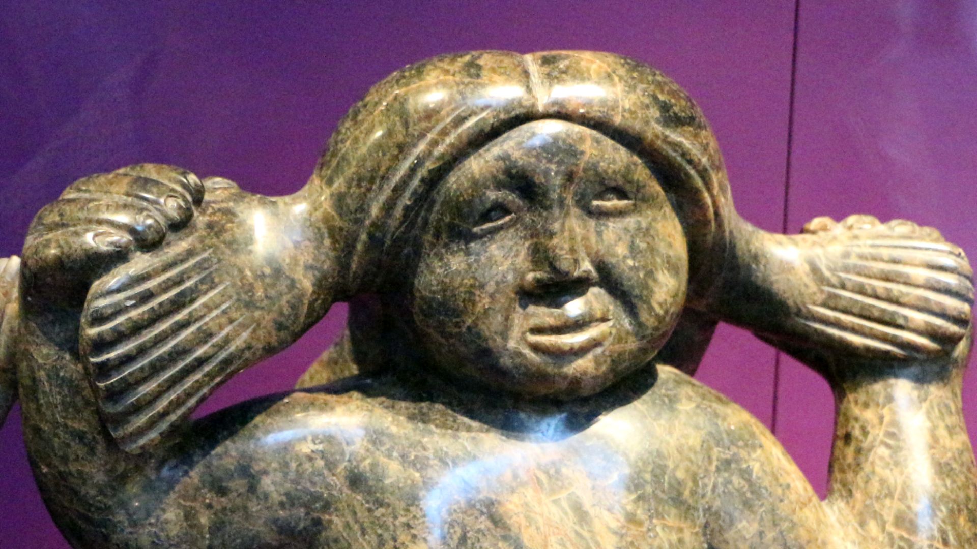 File:Canada, qaqaq ashoona, sedna, madre dei mari, legno, 1988.JPG