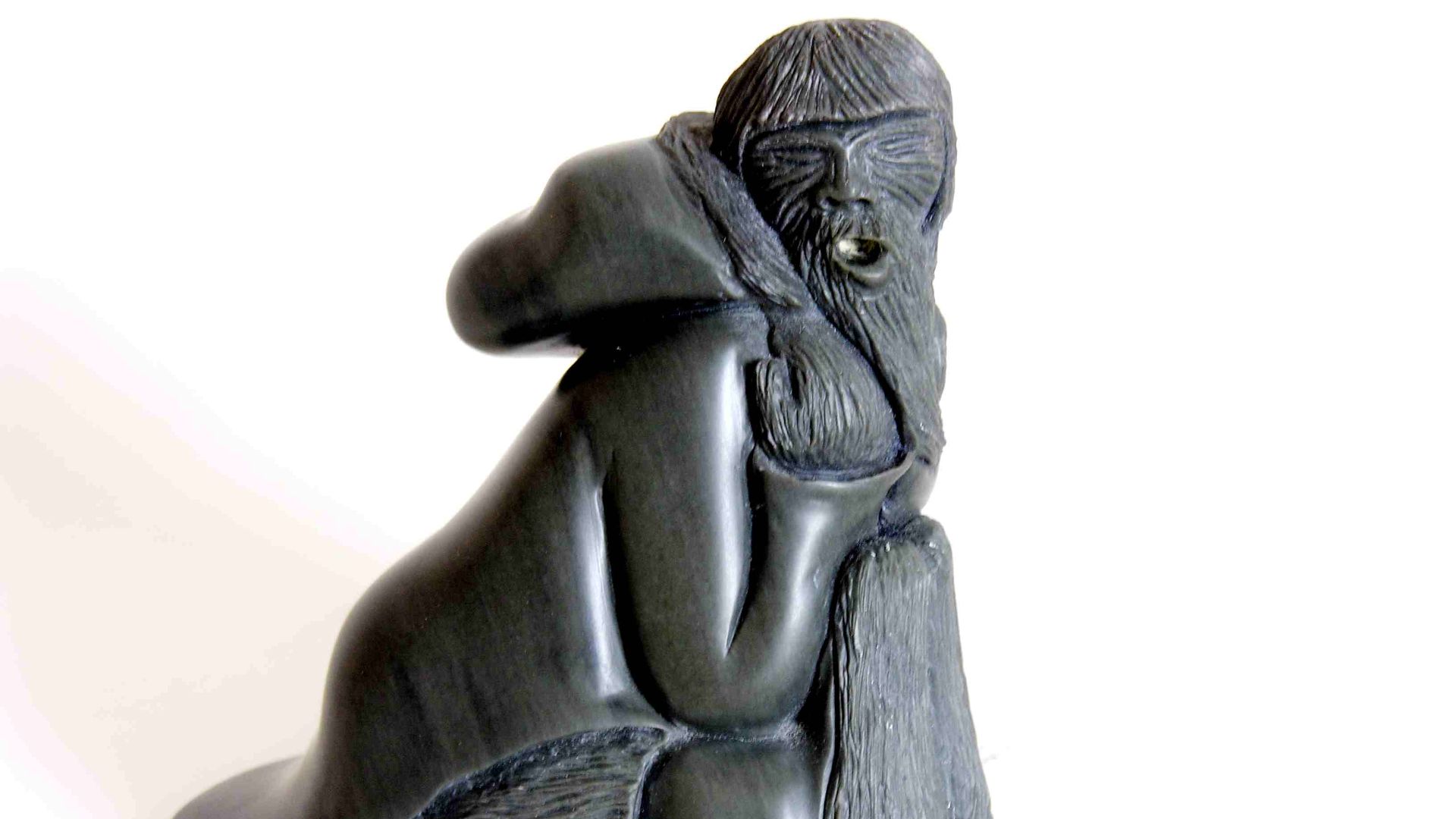 File:Statue of Inuit elder, carved in serpentine by Silas Kayakjuak.jpg