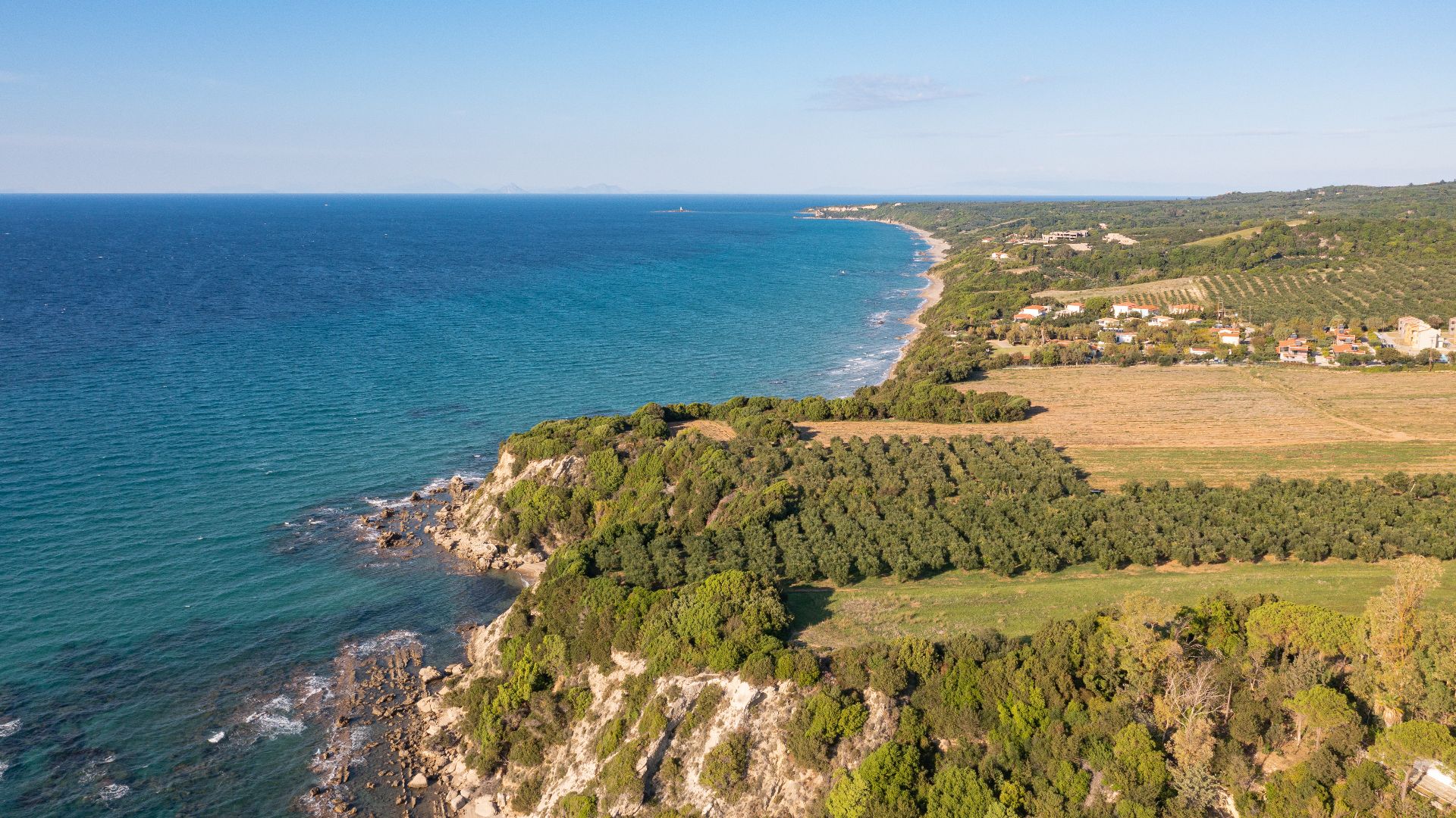 File:Aerial view of the coast of Kyllini on Peloponnese, Greece (51223816089).jpg
