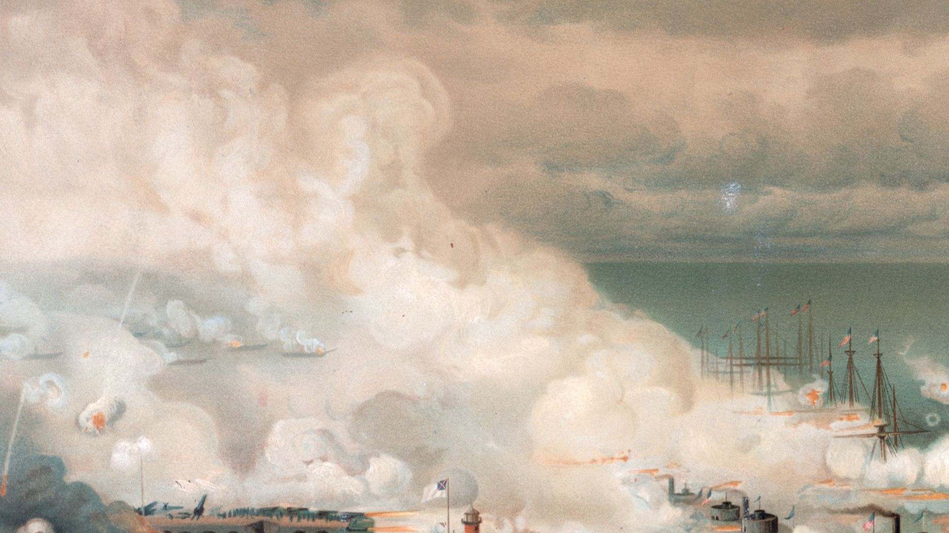File:Bataille de la baie de Mobile par Louis Prang (1824-1909).jpg