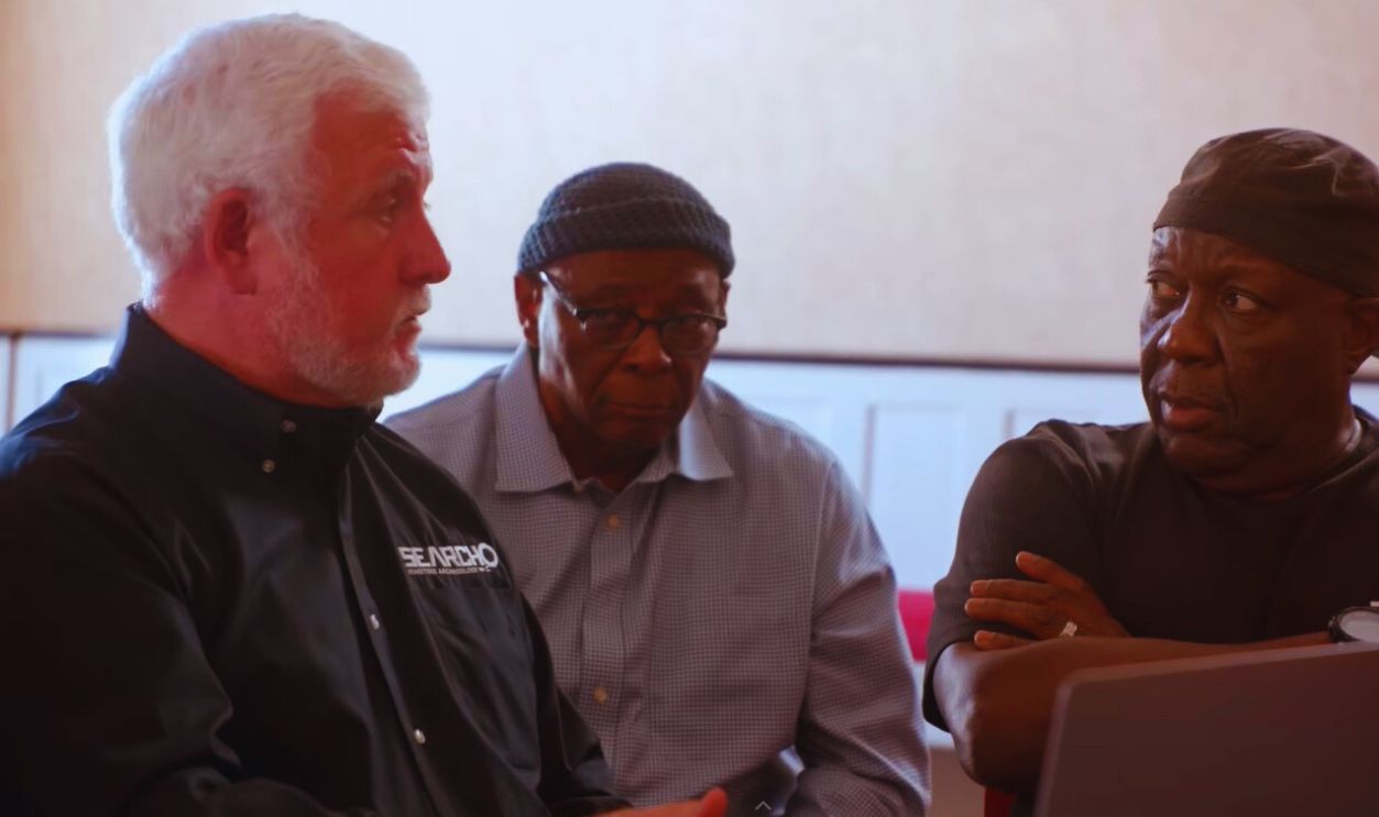 Screenshot from Clotilda: Last American Slave Ship (2022)