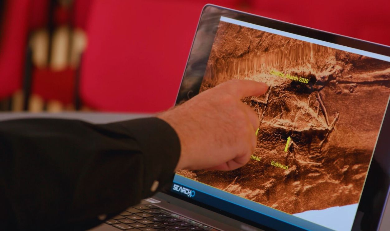 Screenshot from Clotilda: Last American Slave Ship (2022)